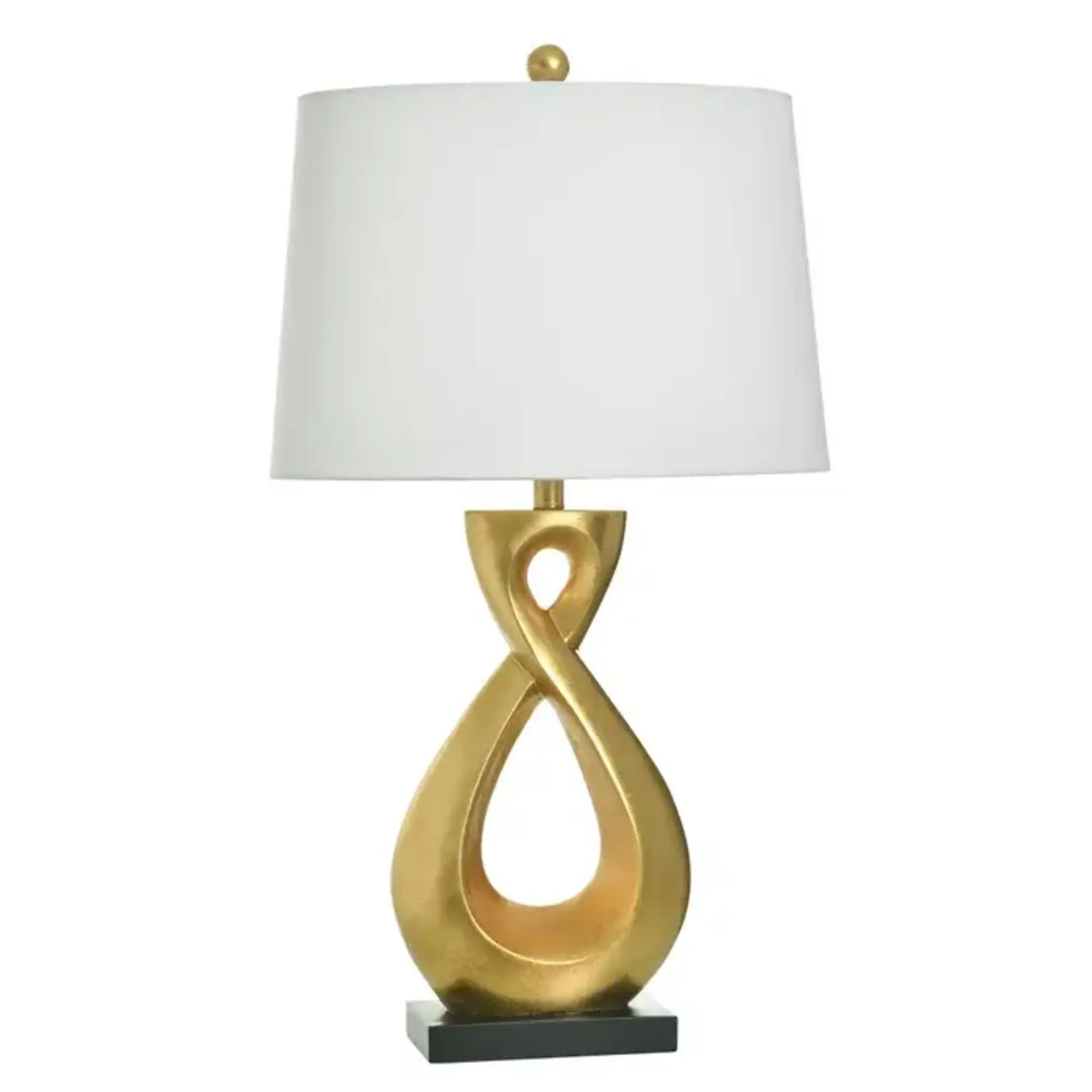 Stylecraft Gold Resin Table Lamp