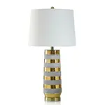 Stylecraft Sundisk Gold Ceramic Table Lamp