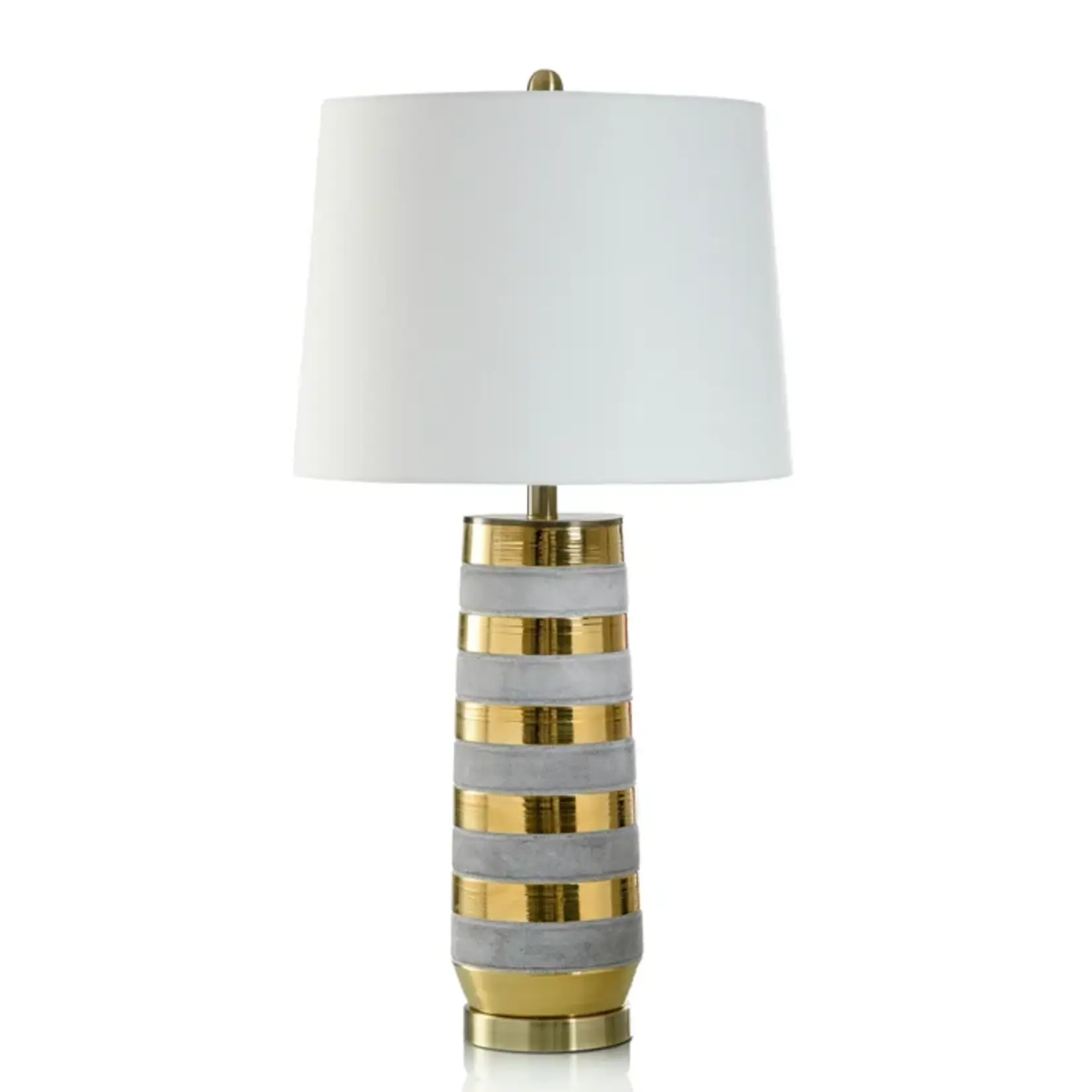 Stylecraft Sundisk Gold Ceramic Table Lamp