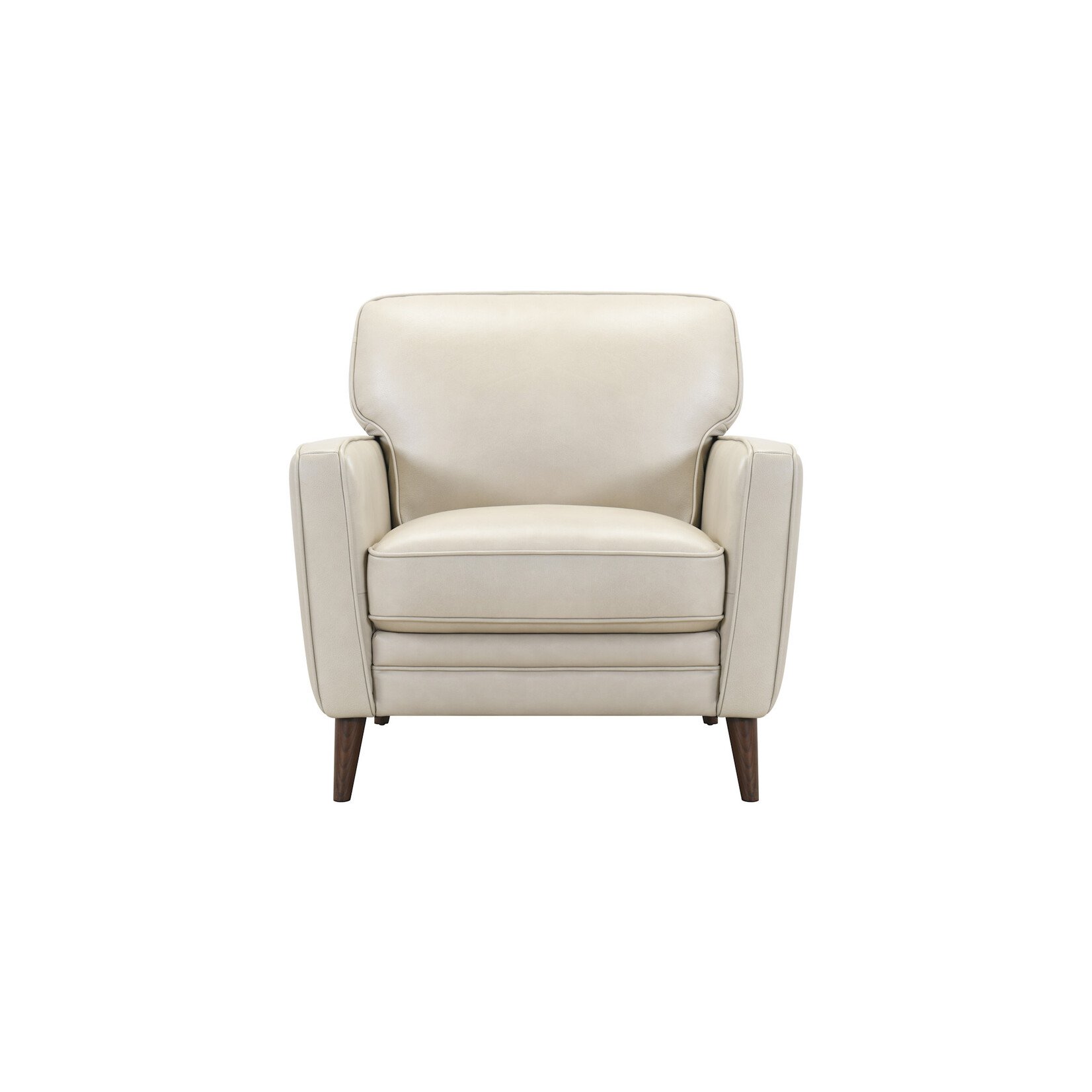 Cream Violino Putty Leather Chair