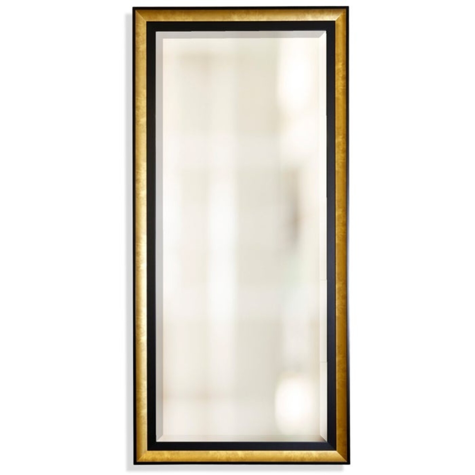 Stylecraft Beveled Mirror Black & Gold