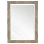 Stylecraft Rectangle mirror with barnwood finish
