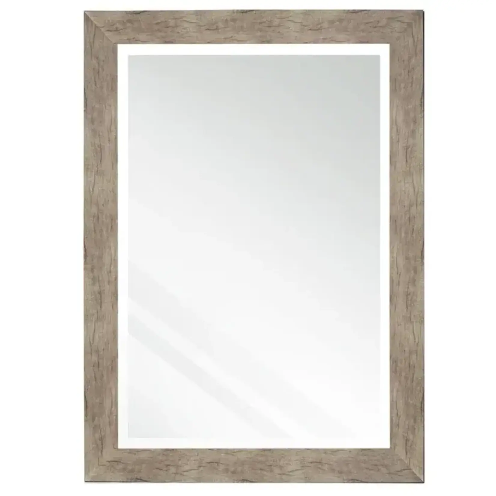 Stylecraft Rectangle mirror with barnwood finish