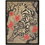 Stylecraft Tiger with Red Flowers