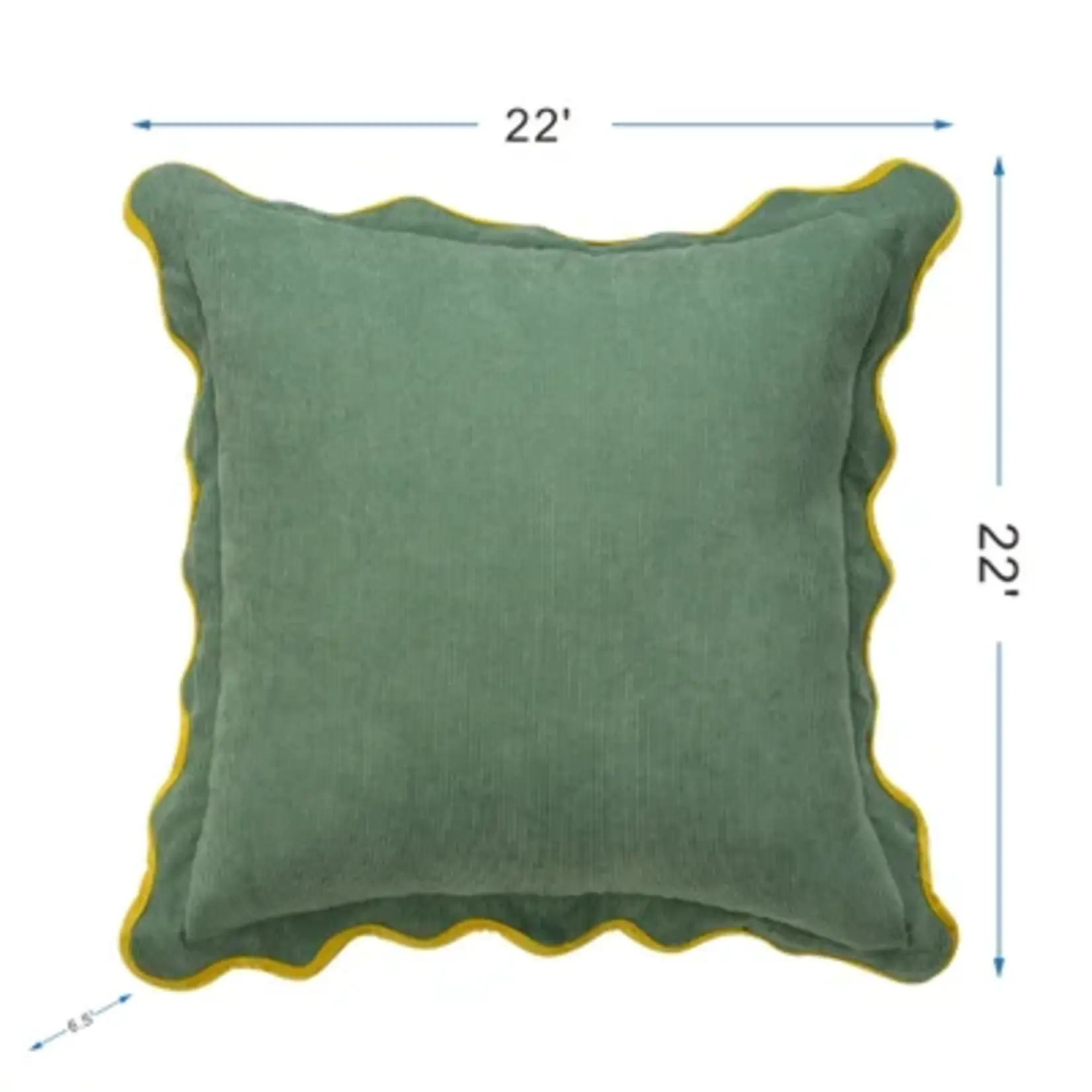 Stylecraft Green & Pink Tamara Day Pillow