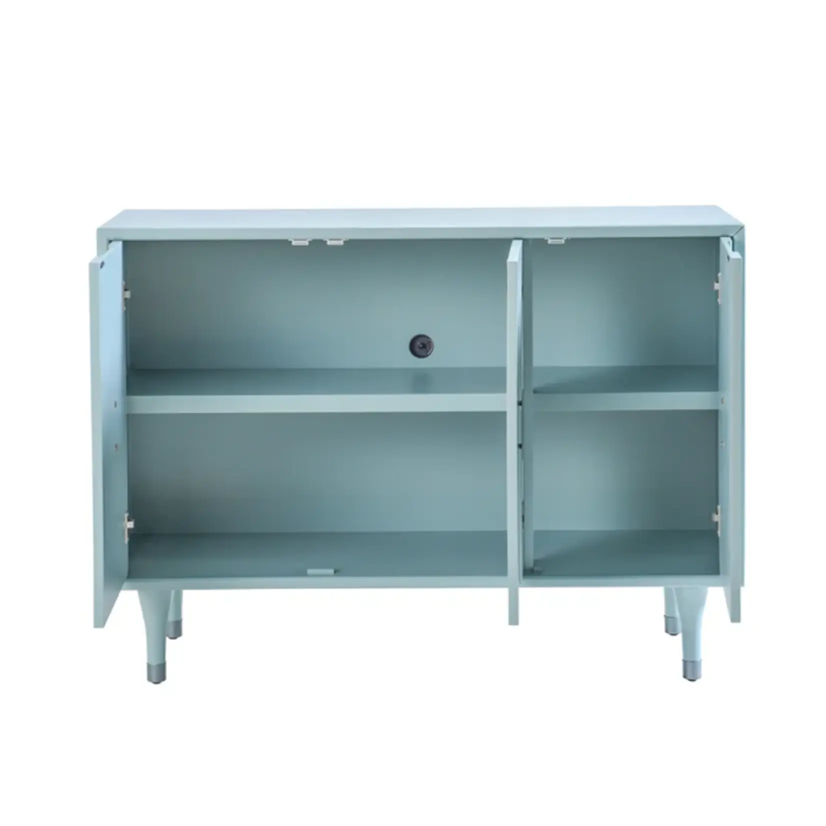 Stylecraft Robin Egg Blue 3 Door Wooden Cabinet