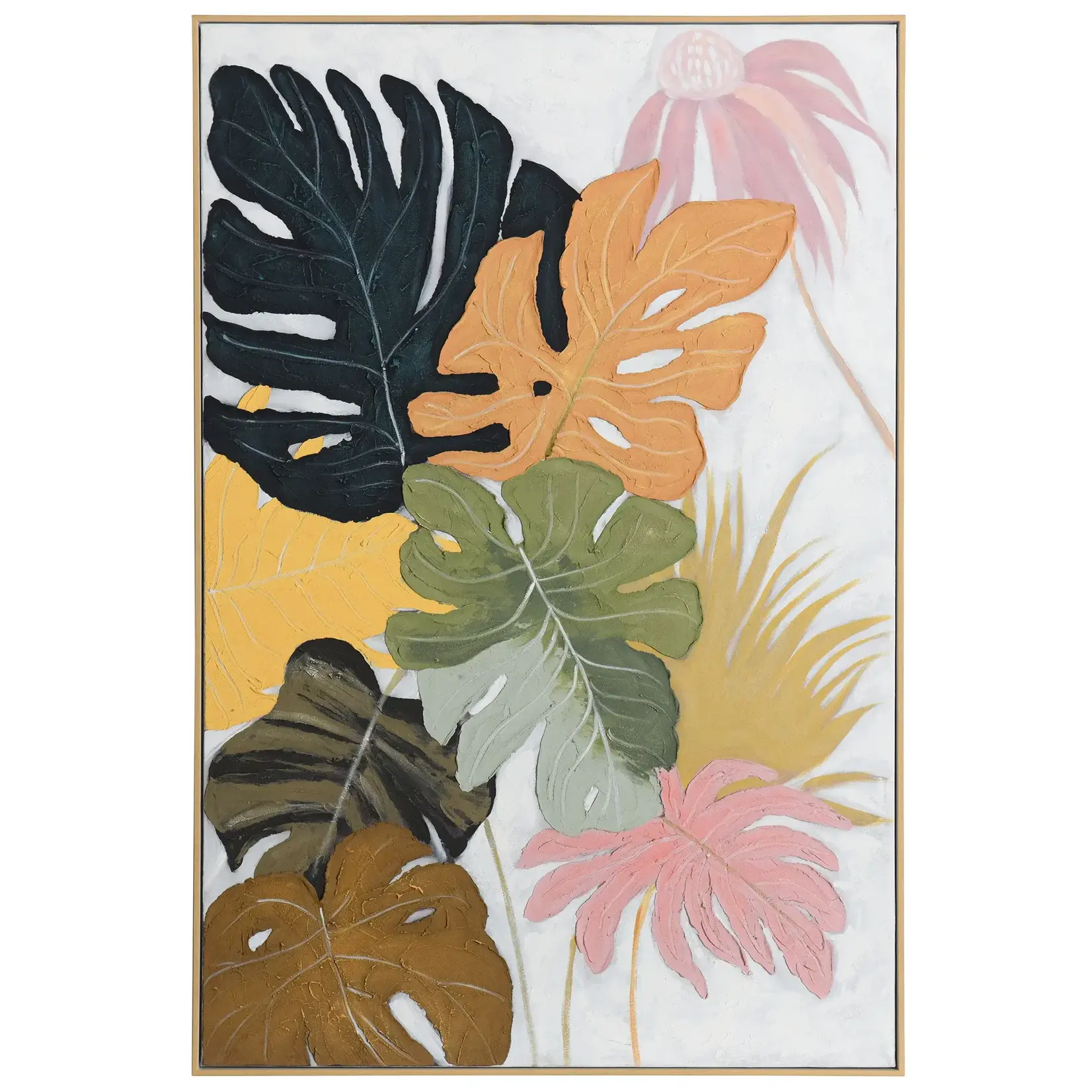 Stylecraft STIPULES I Natural Hand Painted Framed