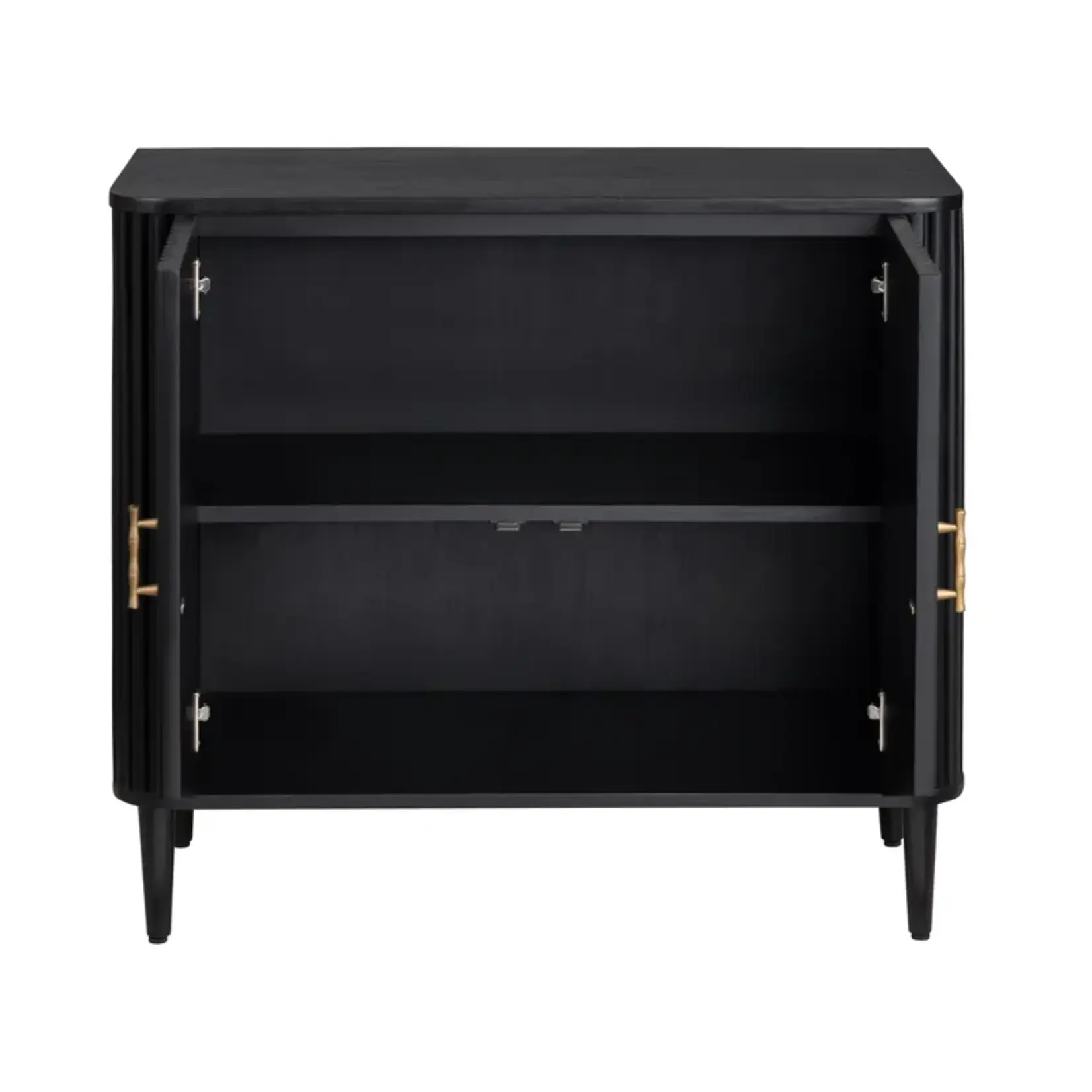 Crestview Black 2 Door Cabinet