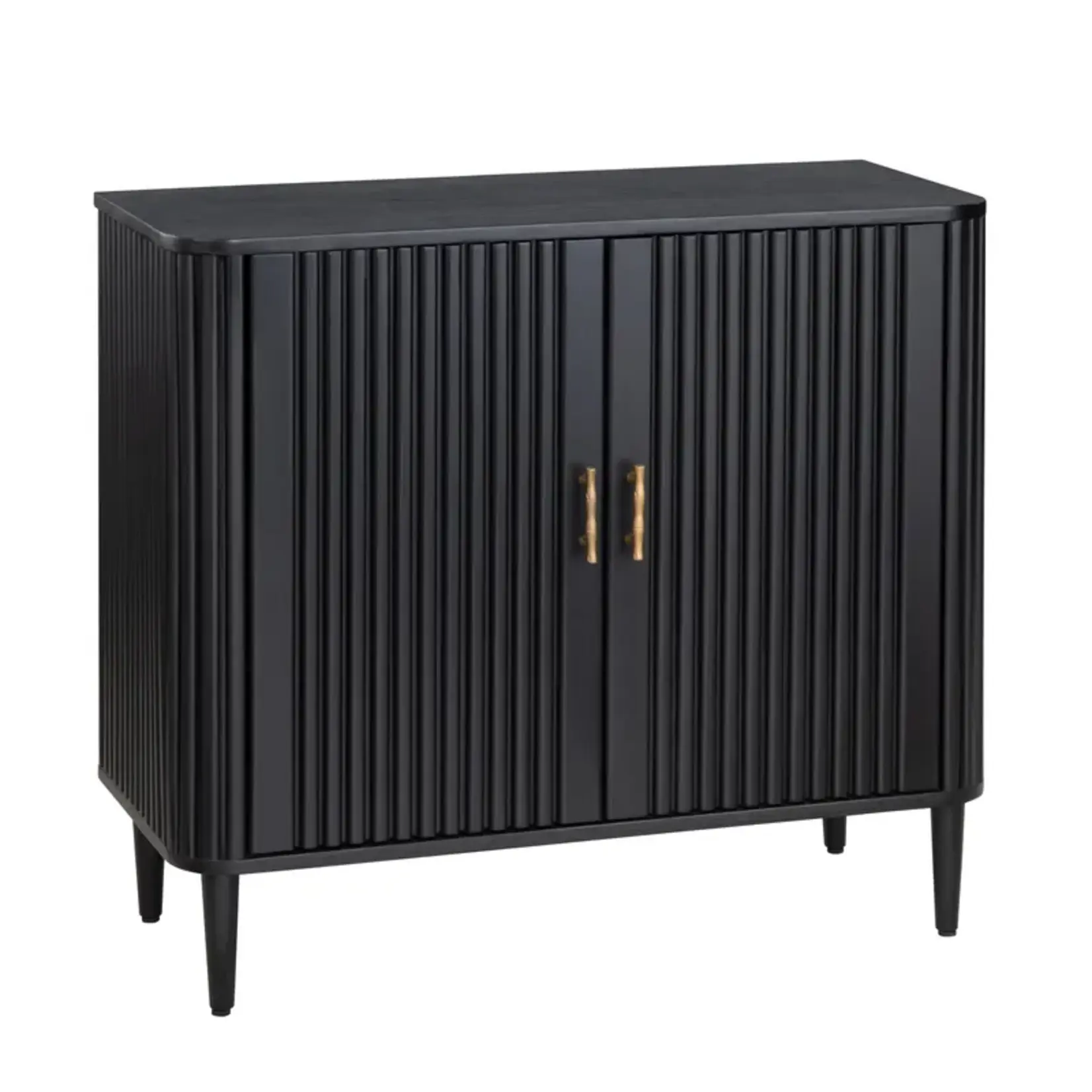 Crestview Black 2 Door Cabinet