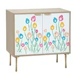 Crestview Botanical 2 Door Cabinet