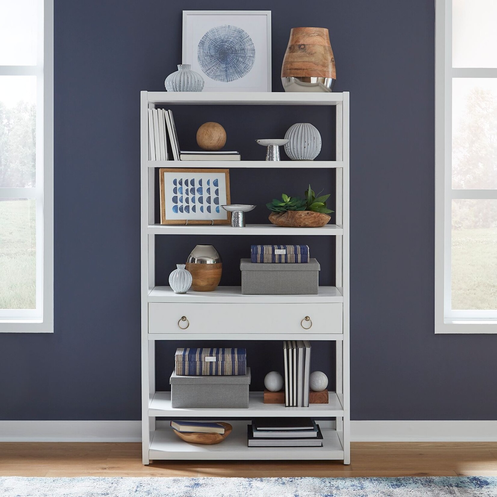 Liberty Furniture East End White Accent Bookcase