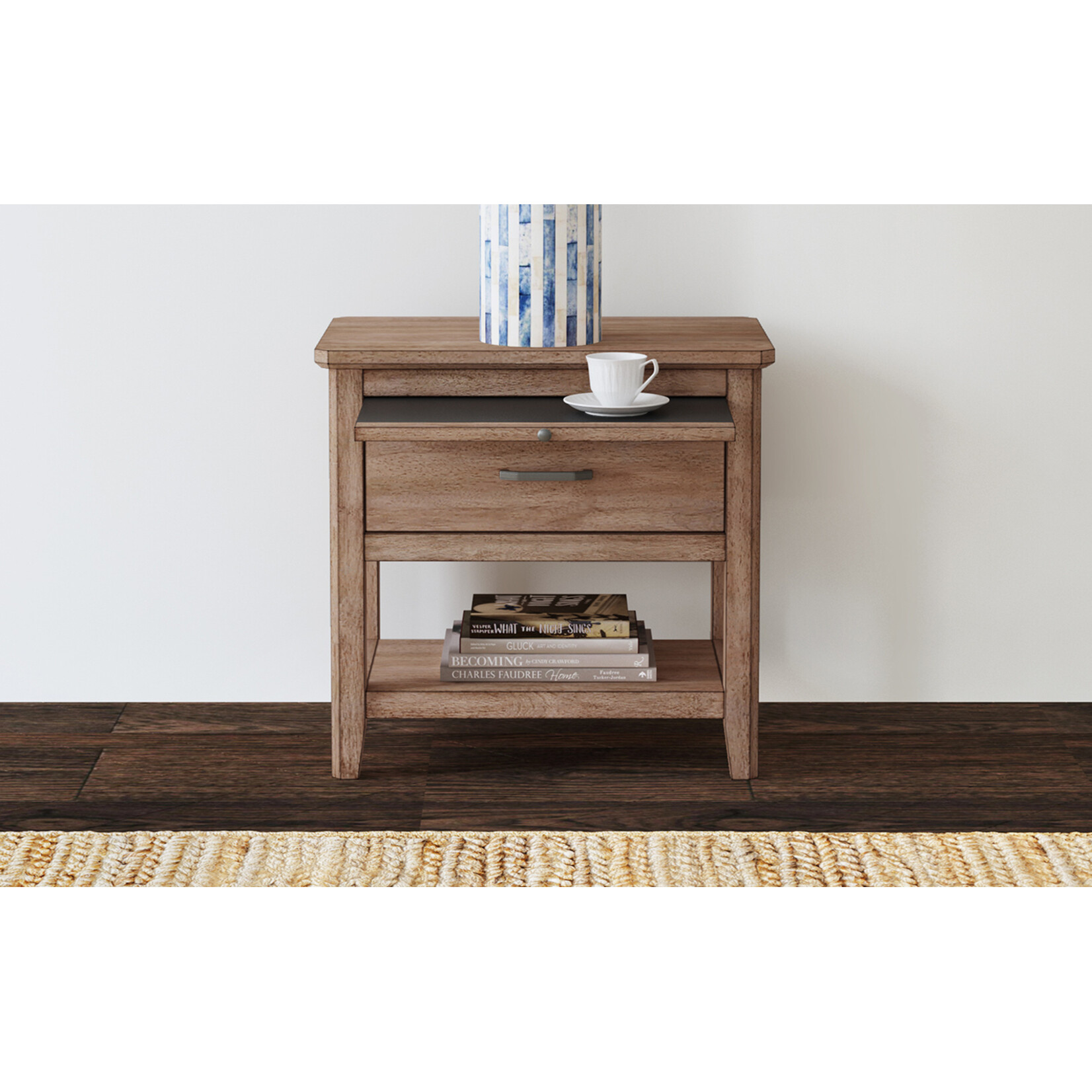 A-America Geo Heights Butterscotch Nightstand -(L1UM/L2UM)