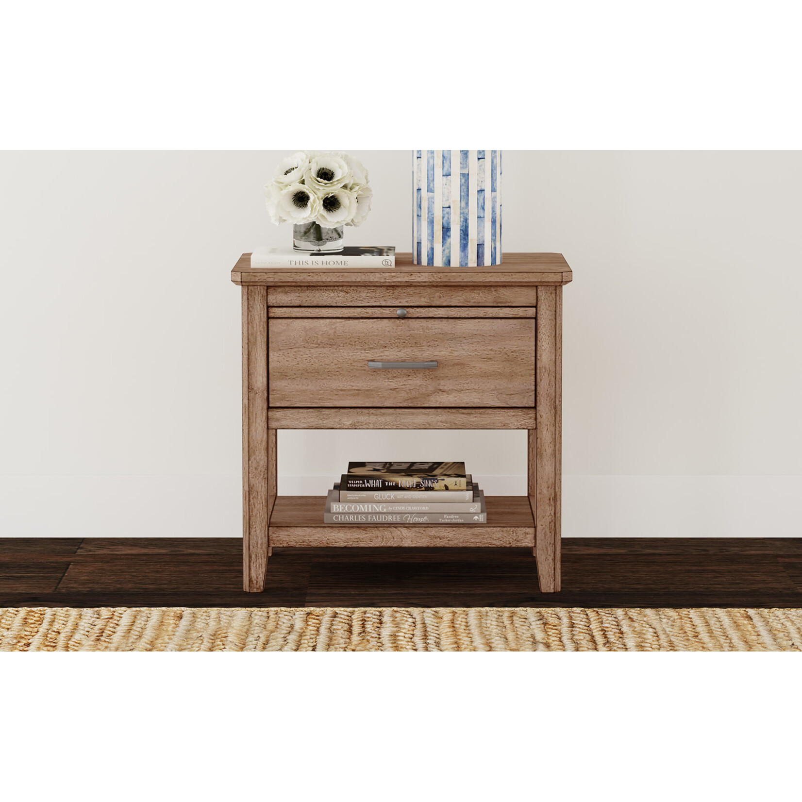 A-America Geo Heights Butterscotch Nightstand -(L1UM/L2UM)