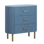 Crestview Astoria Blue Accent Chest