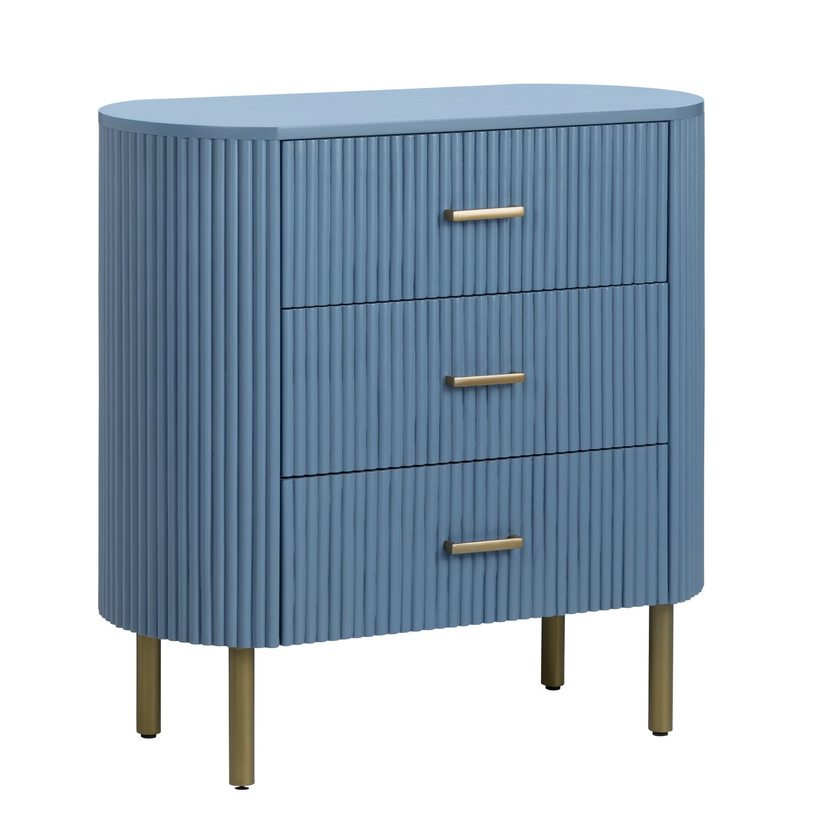 Crestview Astoria Blue Accent Chest