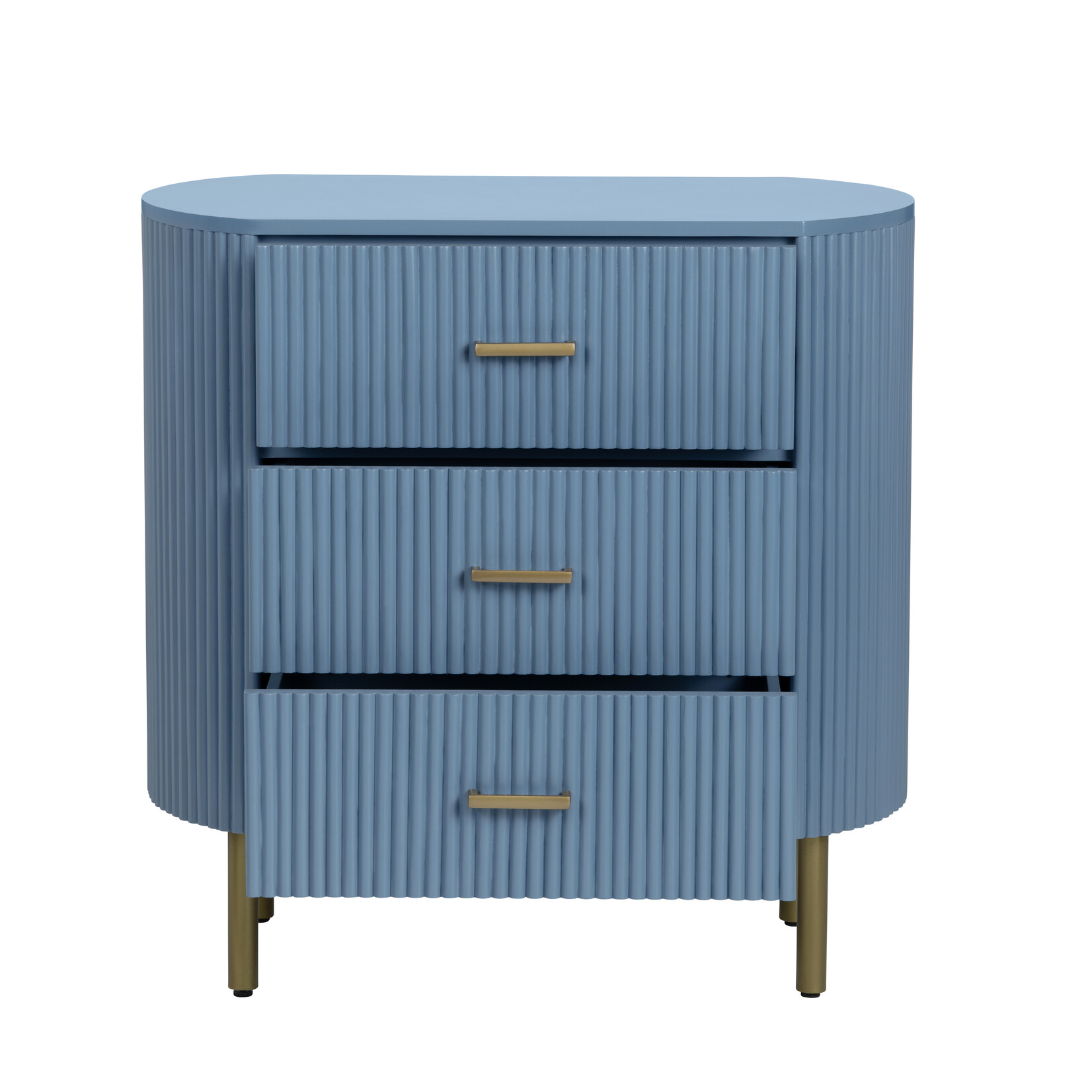 Crestview Astoria Blue Accent Chest