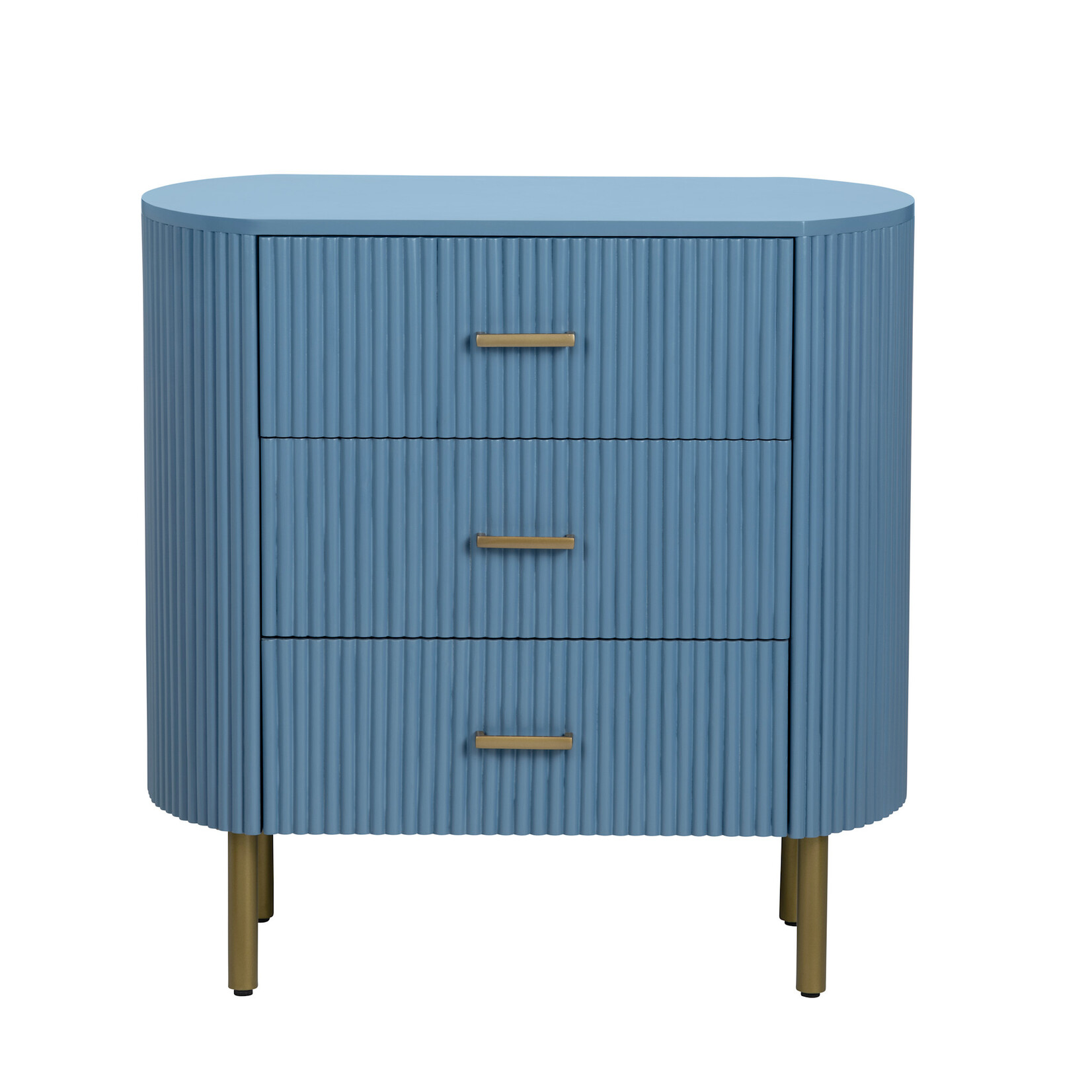 Crestview Astoria Blue Accent Chest