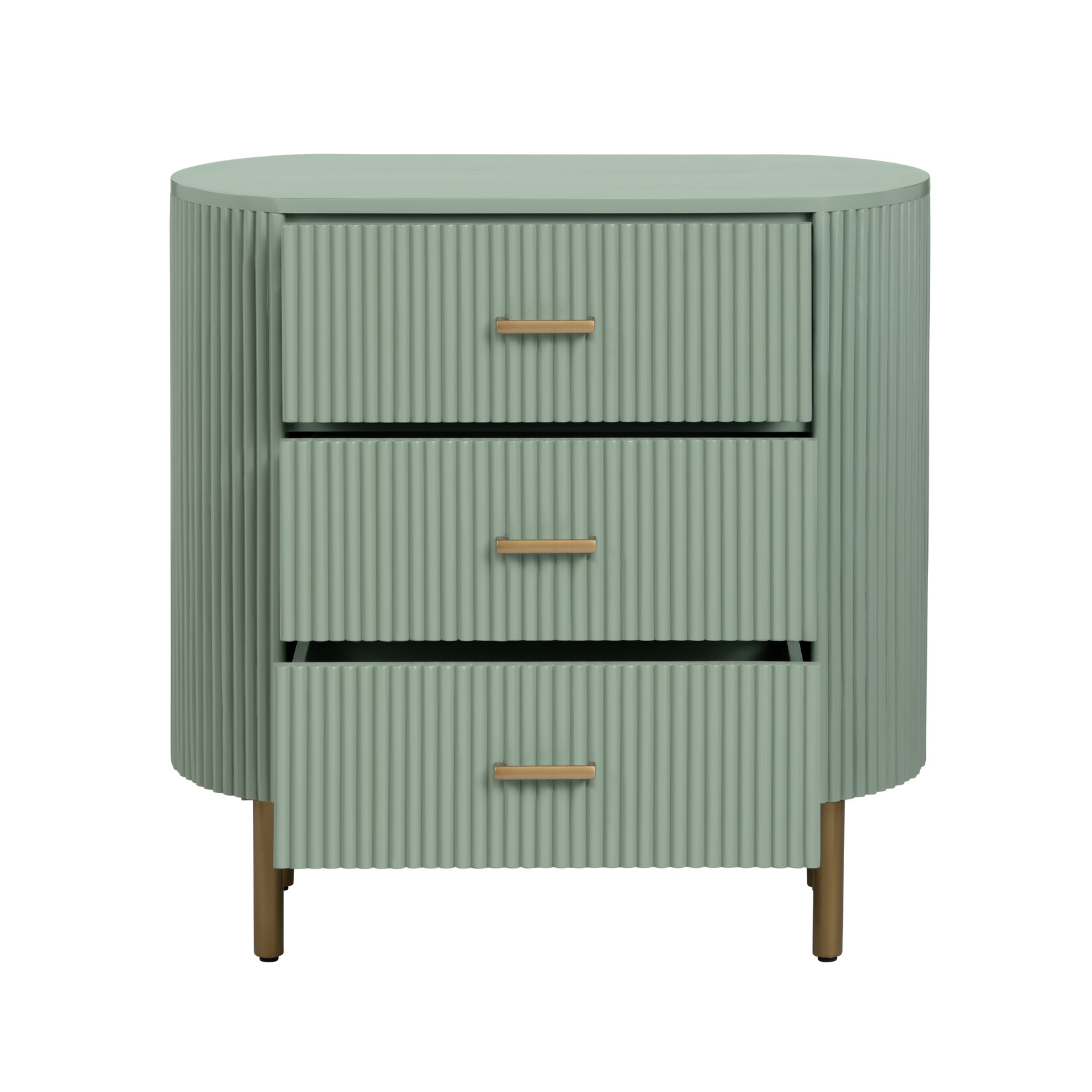 Crestview Astoria Green Accent Chest
