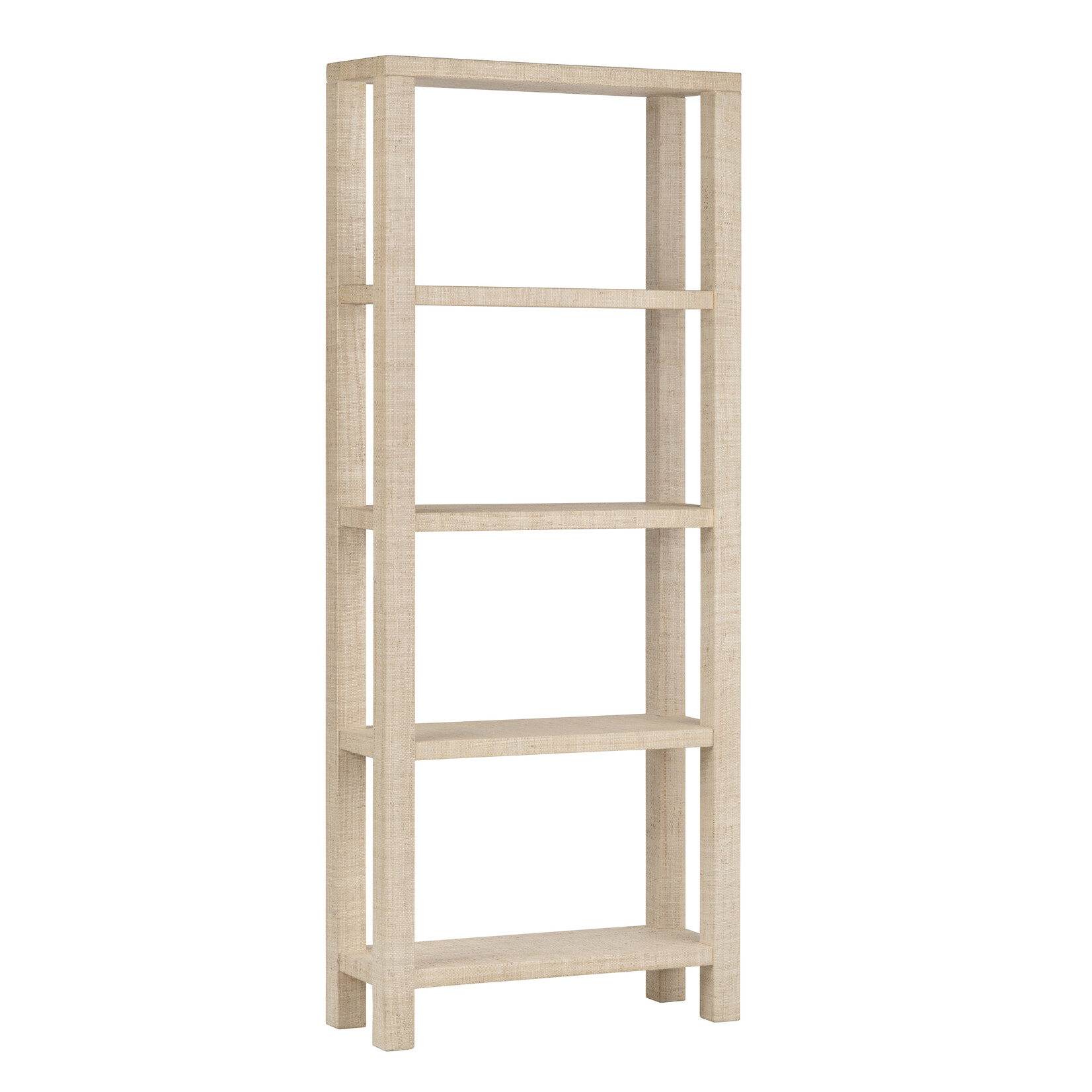 Crestview Providence 4 Shelf Rafia Etagere