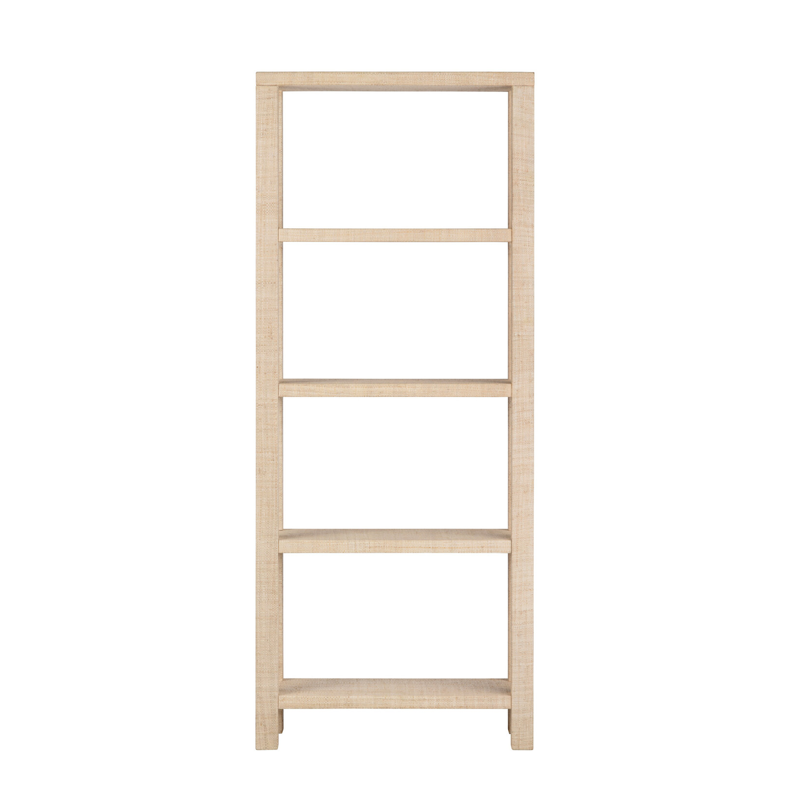 Crestview Providence 4 Shelf Rafia Etagere
