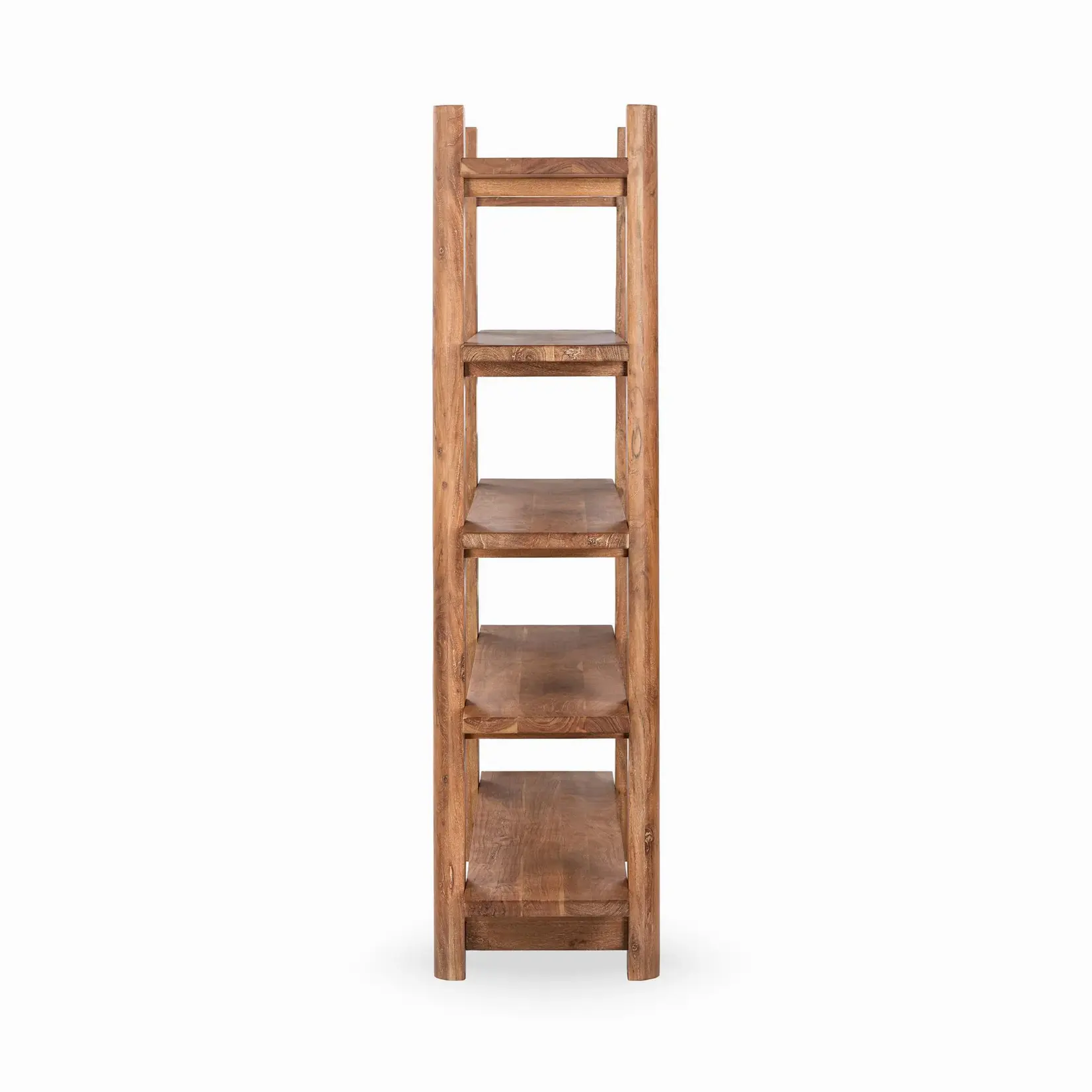 Classic Home Pomona Acacia Wood Bookshelf