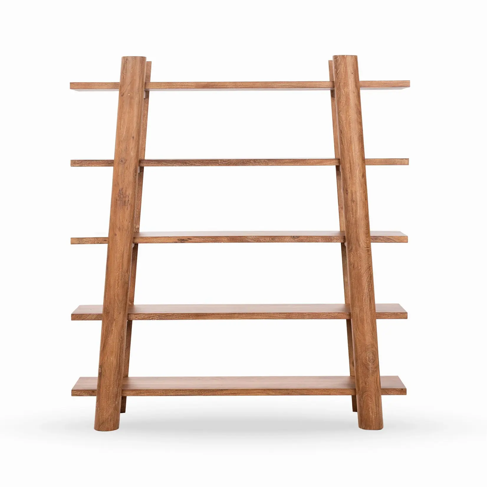 Classic Home Pomona Acacia Wood Bookshelf