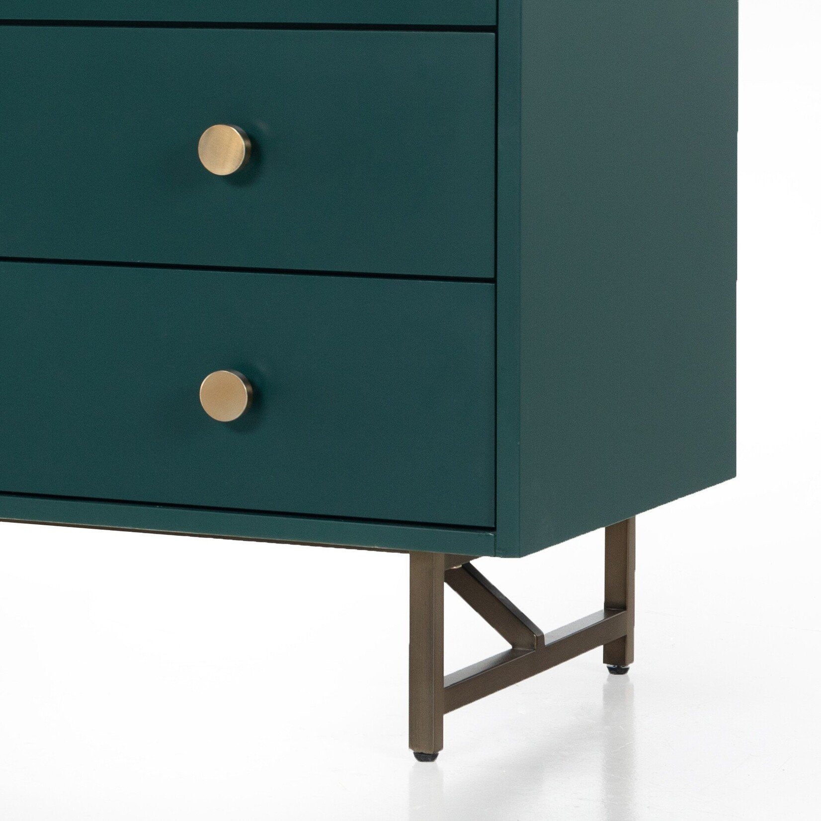 Four Hands Van 5 Drawer Dresser Juniper Green