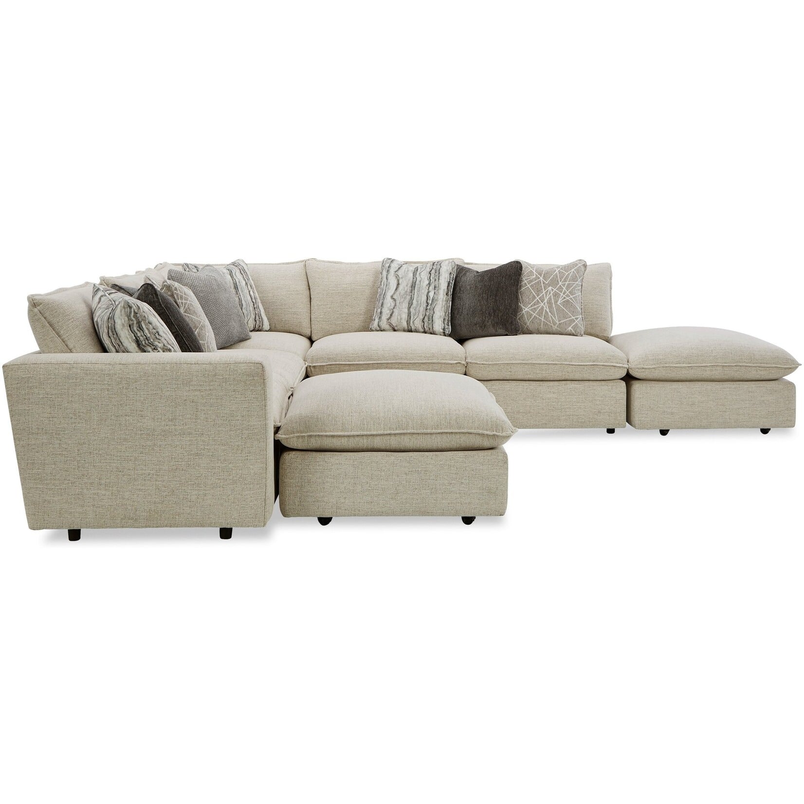 Craftmaster 7127 5pc Sectional Anquilla10/Jimba41/Cosmic41/Stratus41