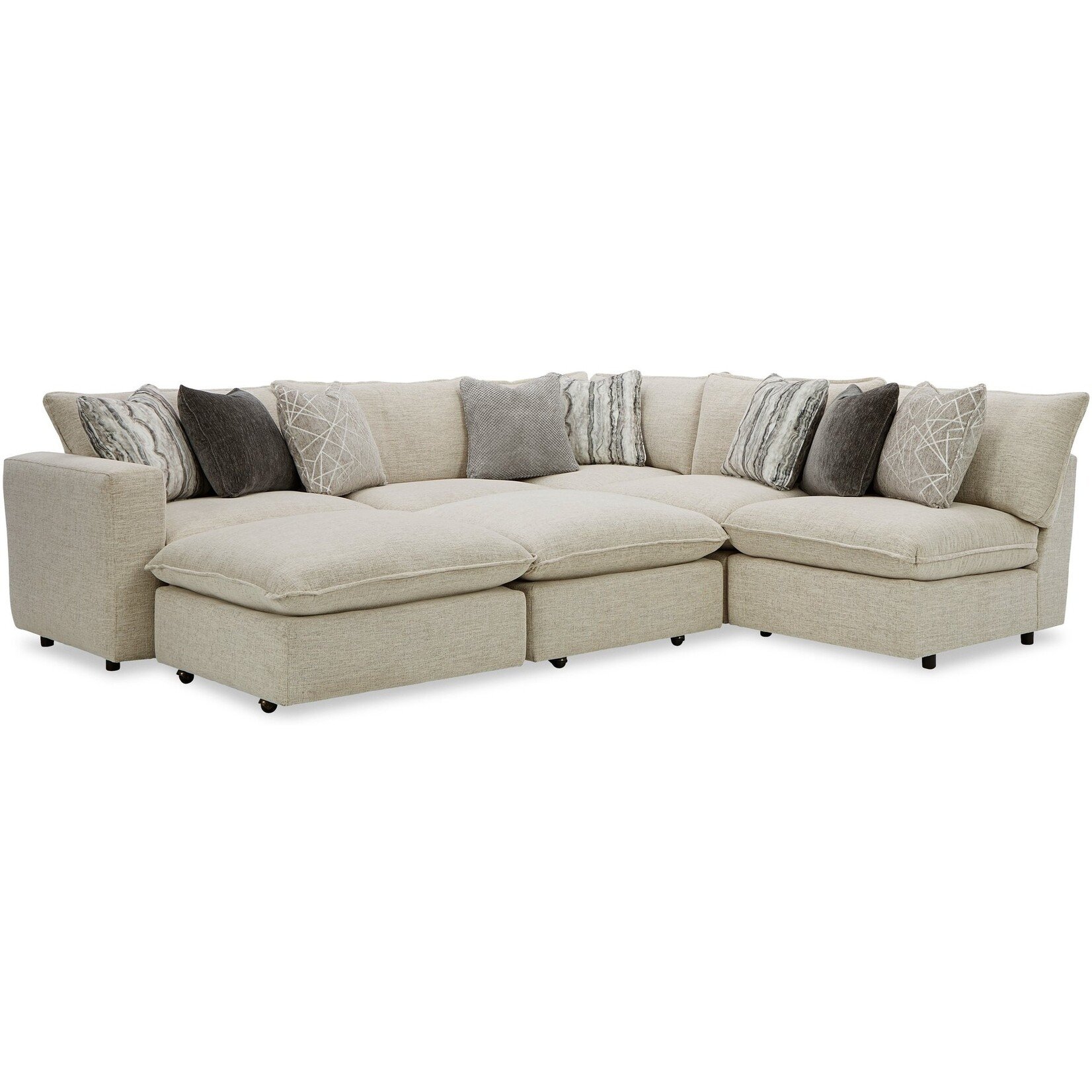 Craftmaster 7127 5pc Sectional Anquilla10/Jimba41/Cosmic41/Stratus41