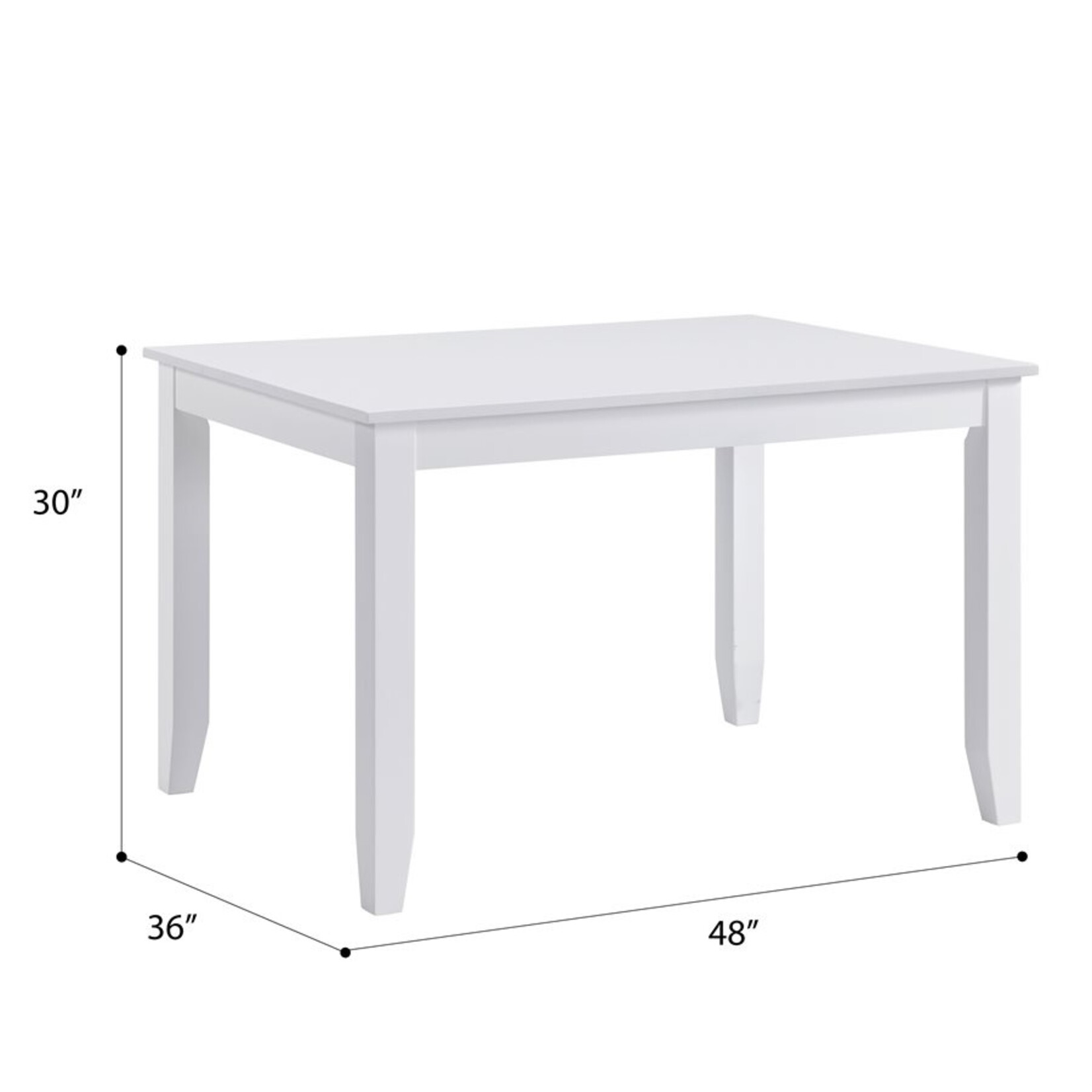 Dining table w/blue chairs