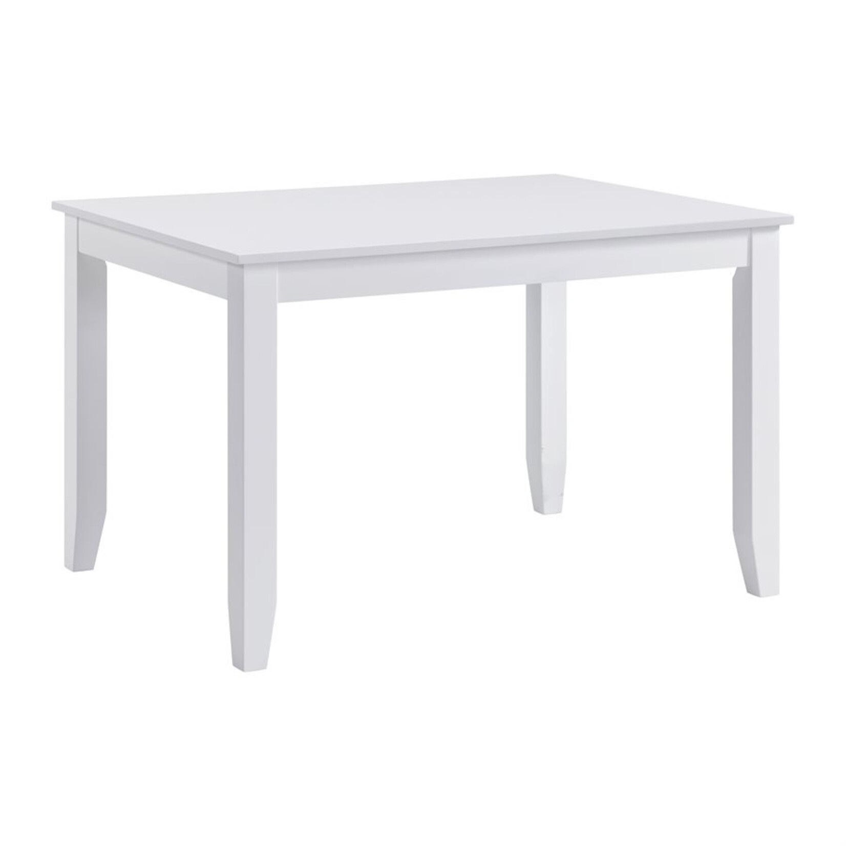Dining table w/blue chairs