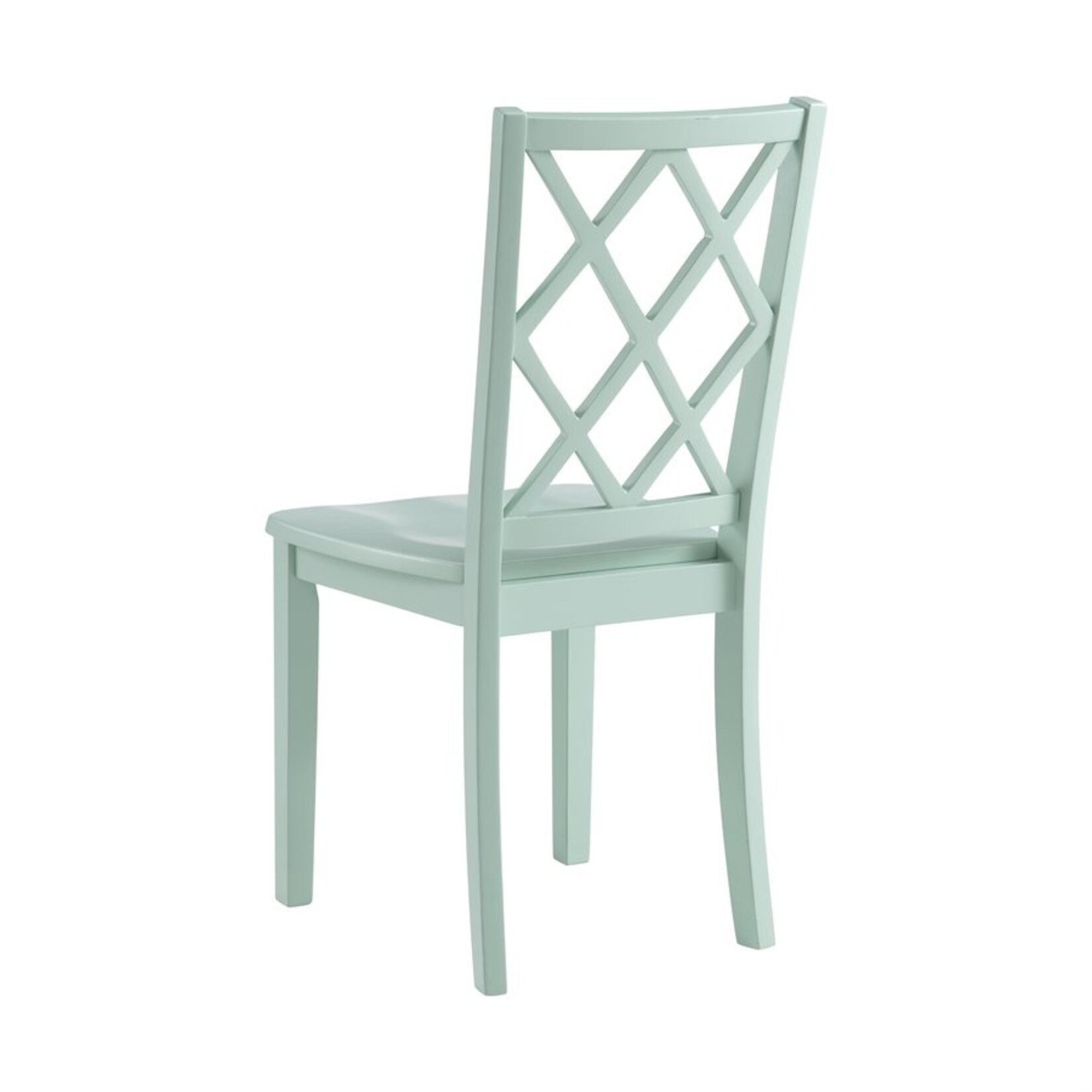 Dining table w/blue chairs