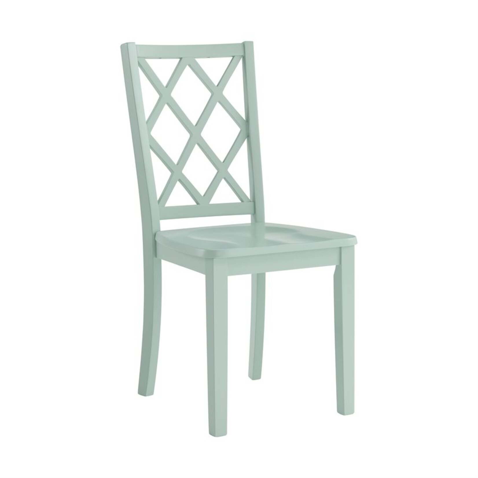 Dining table w/blue chairs