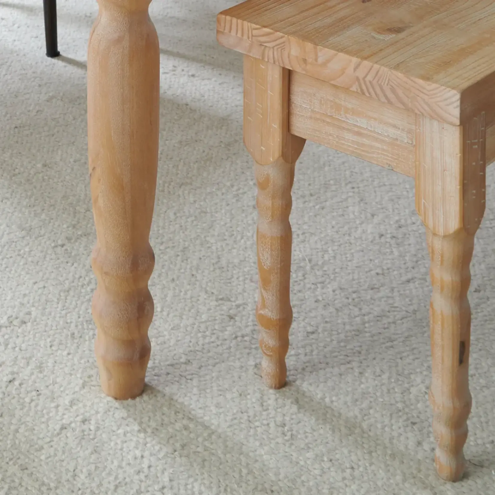 GrainWood Valerie Bench Driftwood