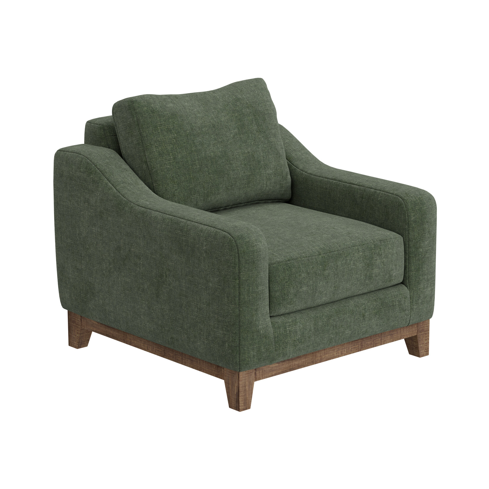 IFD Olivo Sofa and Chair 111 Green Fabric