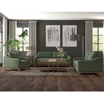 IFD Olivo Sofa and Chair 111 Green Fabric
