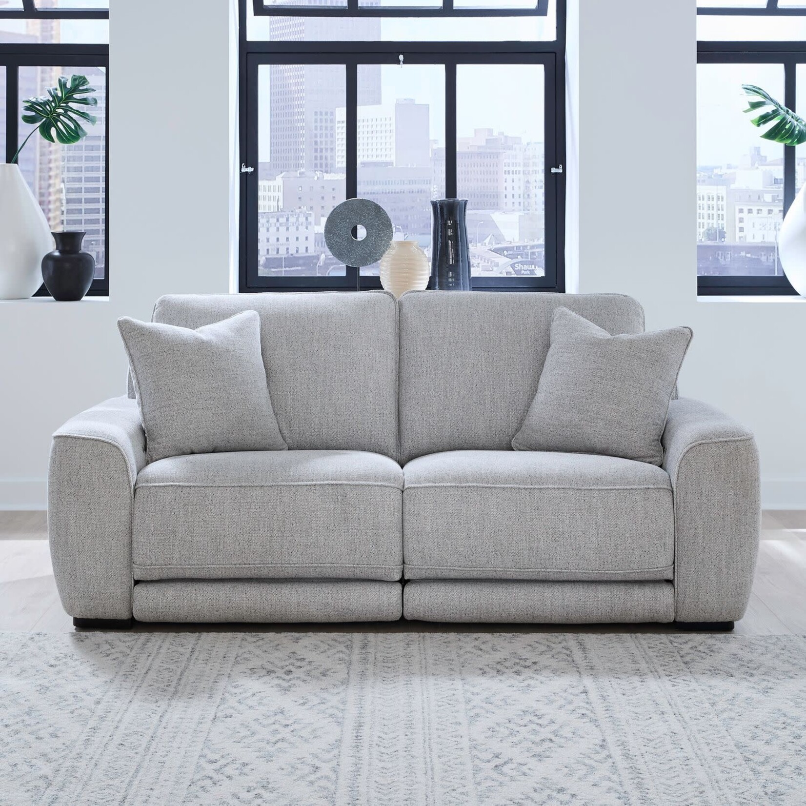 Liberty Furniture Blake 2pc Fabric Power Loveseat