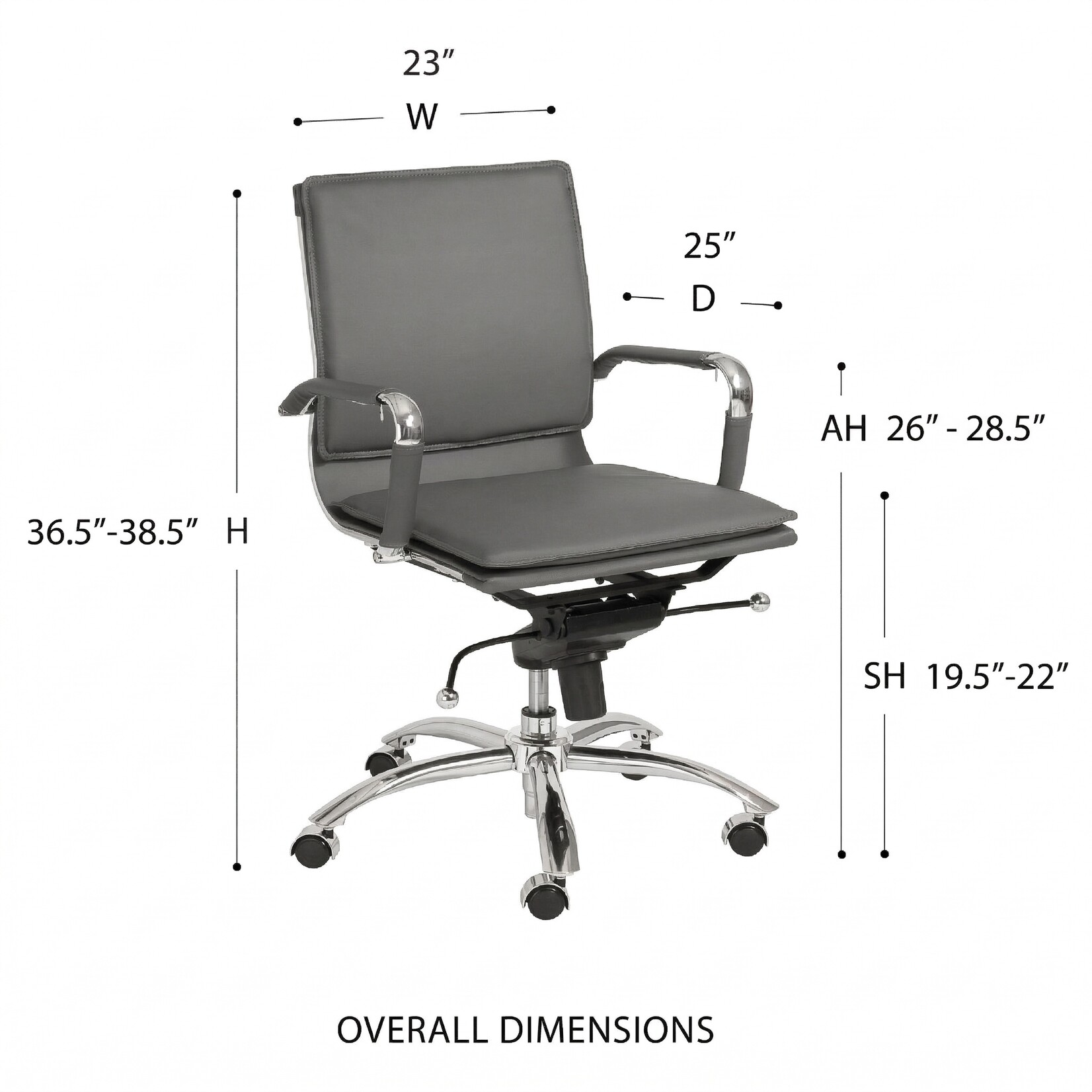 EuroStyle Gunar Office Chair 01263GRY