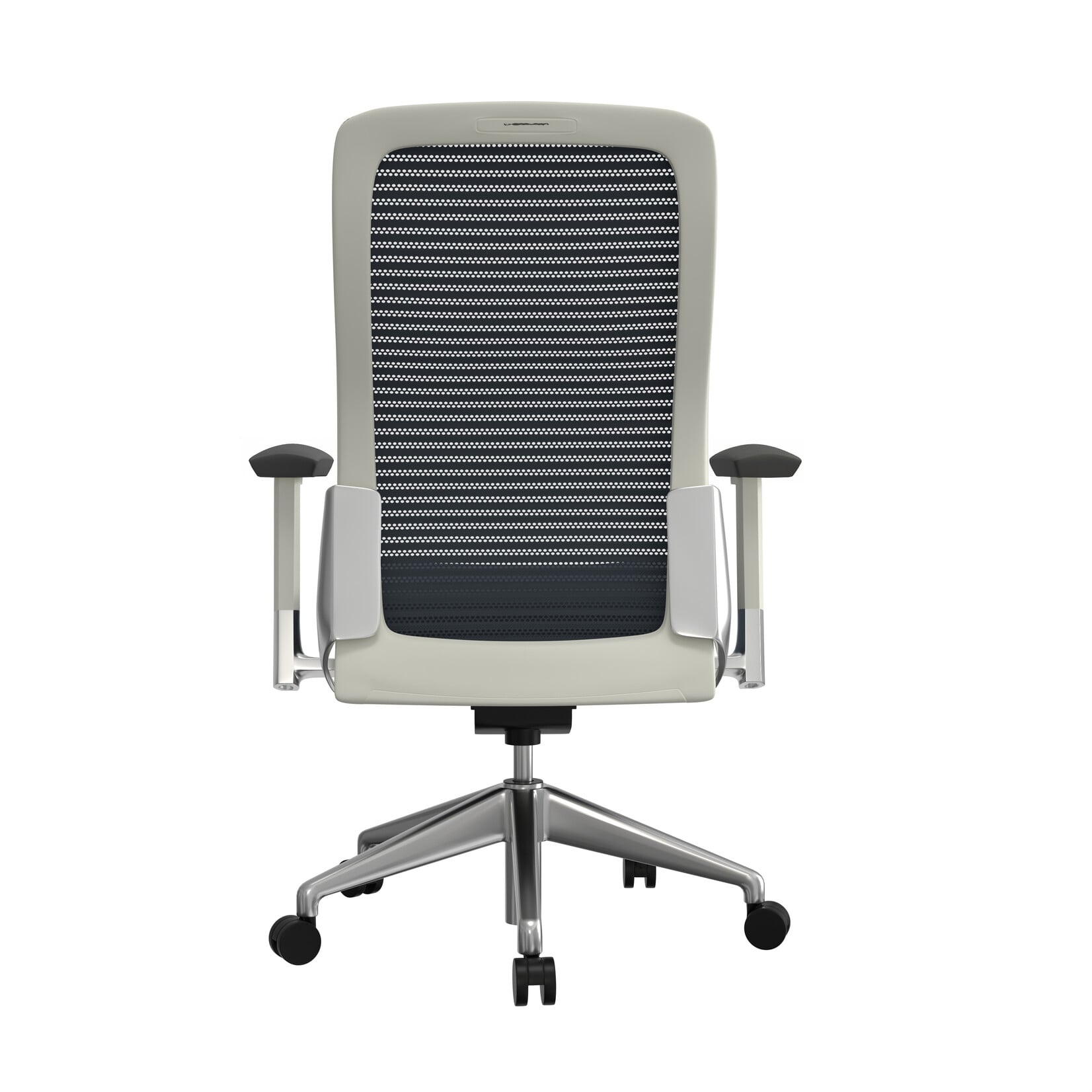 EuroStyle Eon Task Chair 415W GRY/WHT