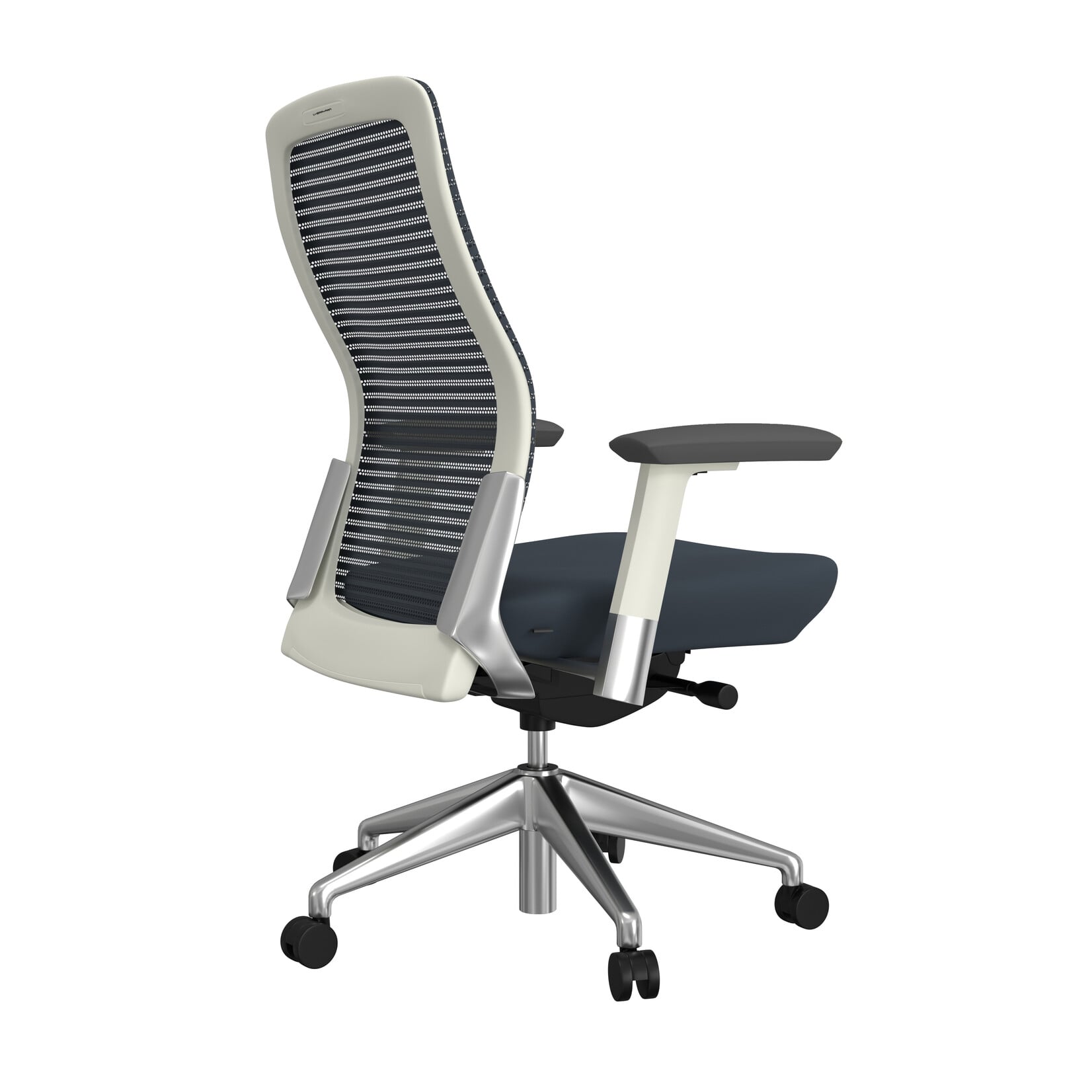 EuroStyle Eon Task Chair 415W GRY/WHT