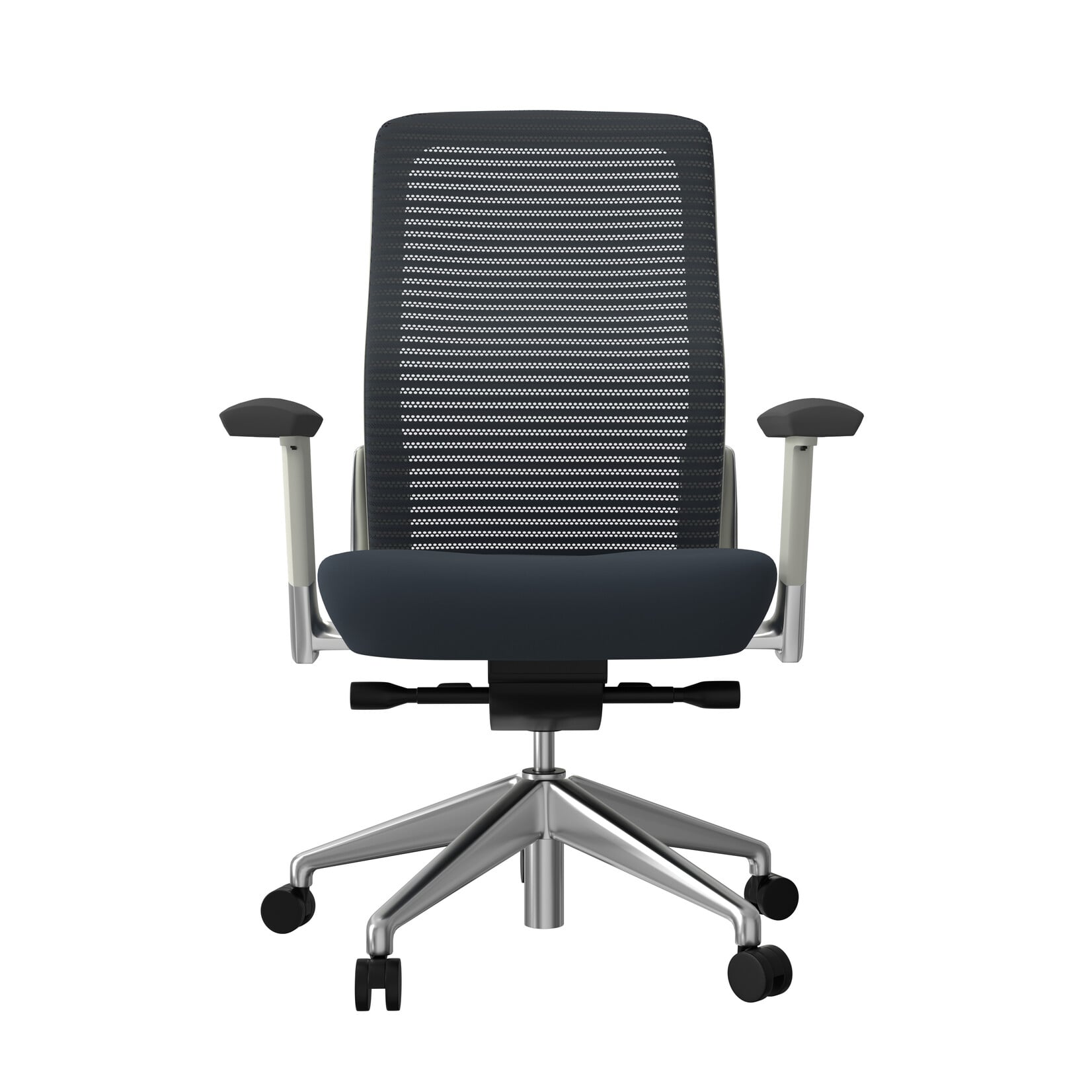 EuroStyle Eon Task Chair 415W GRY/WHT