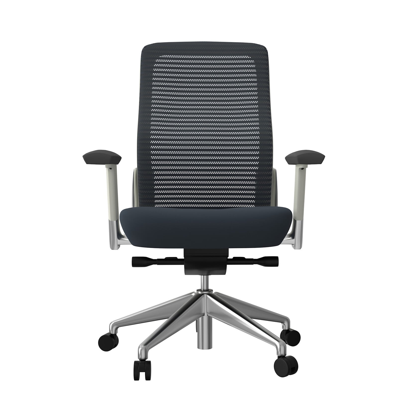 EuroStyle Eon Task Chair 415W GRY/WHT