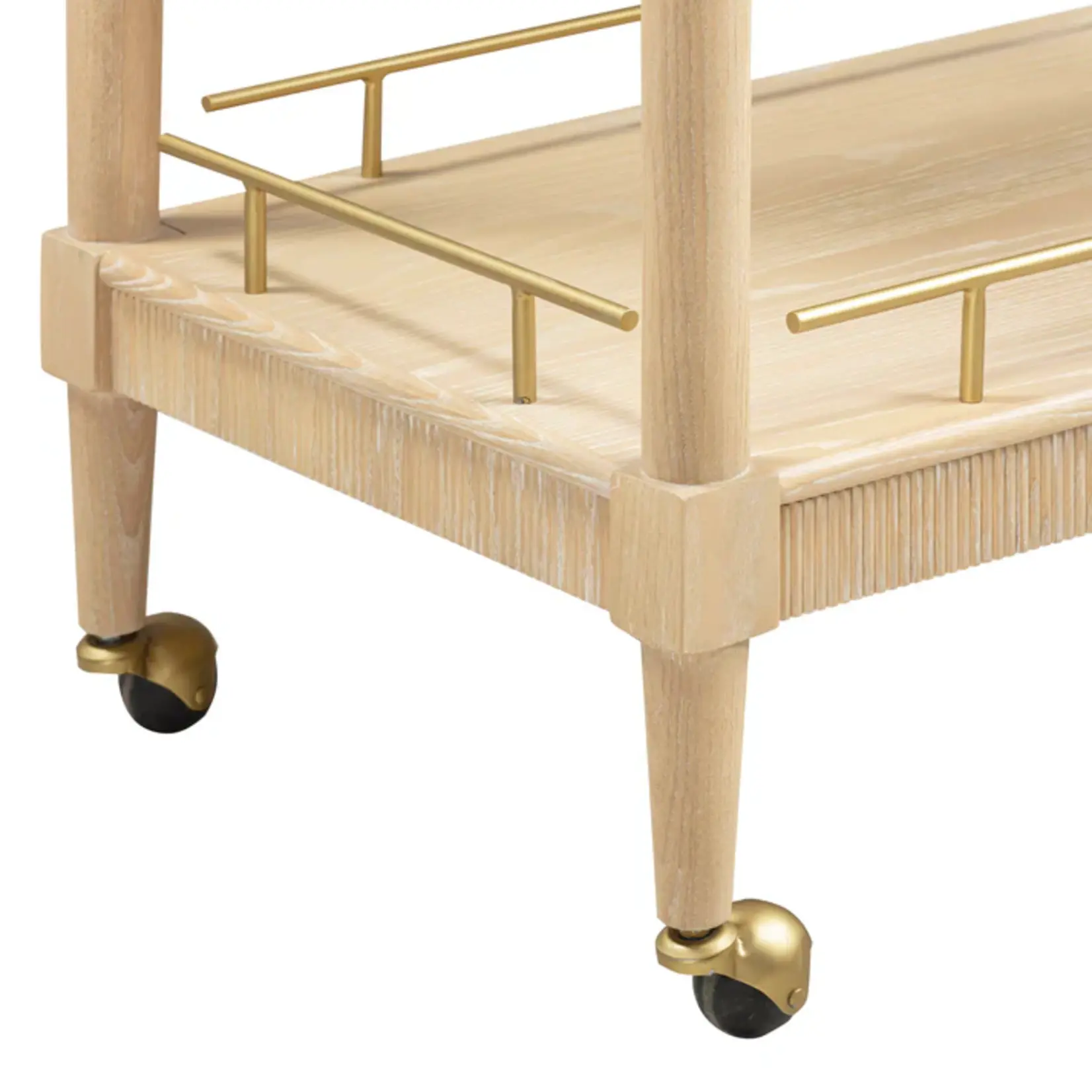 TOV Slosh Natural Ash Bar Cart