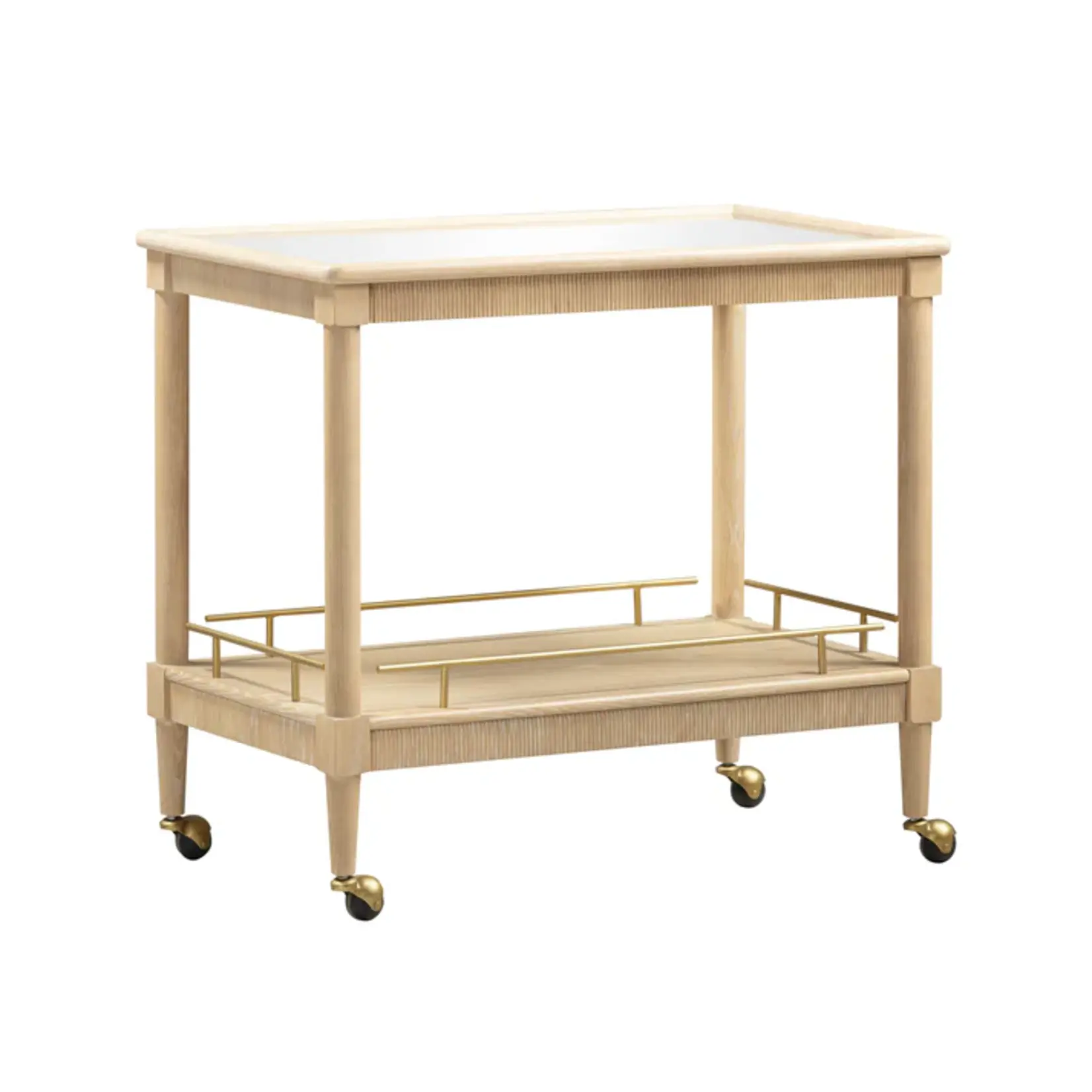 TOV Slosh Natural Ash Bar Cart