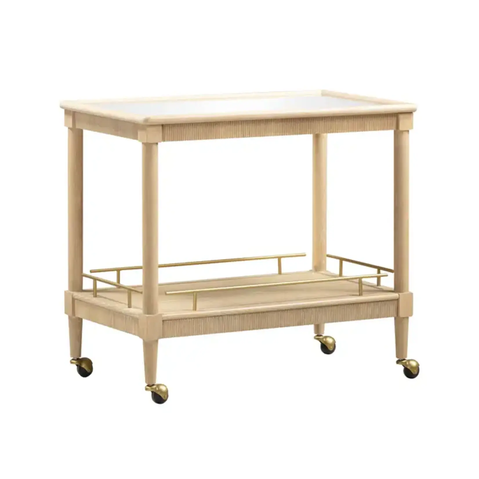 TOV Slosh Natural Ash Bar Cart