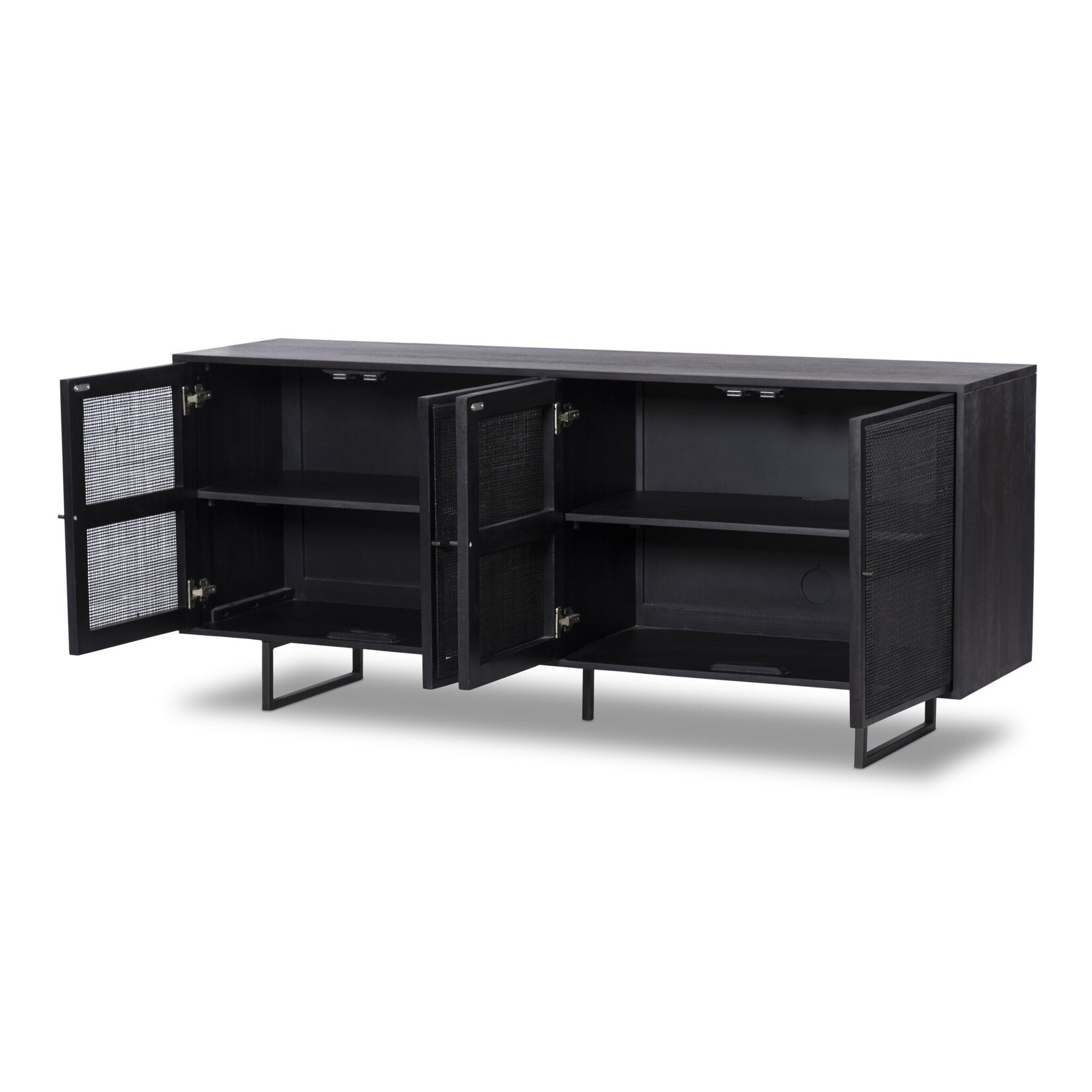 Four Hands Carmel Sideboard Black Wash