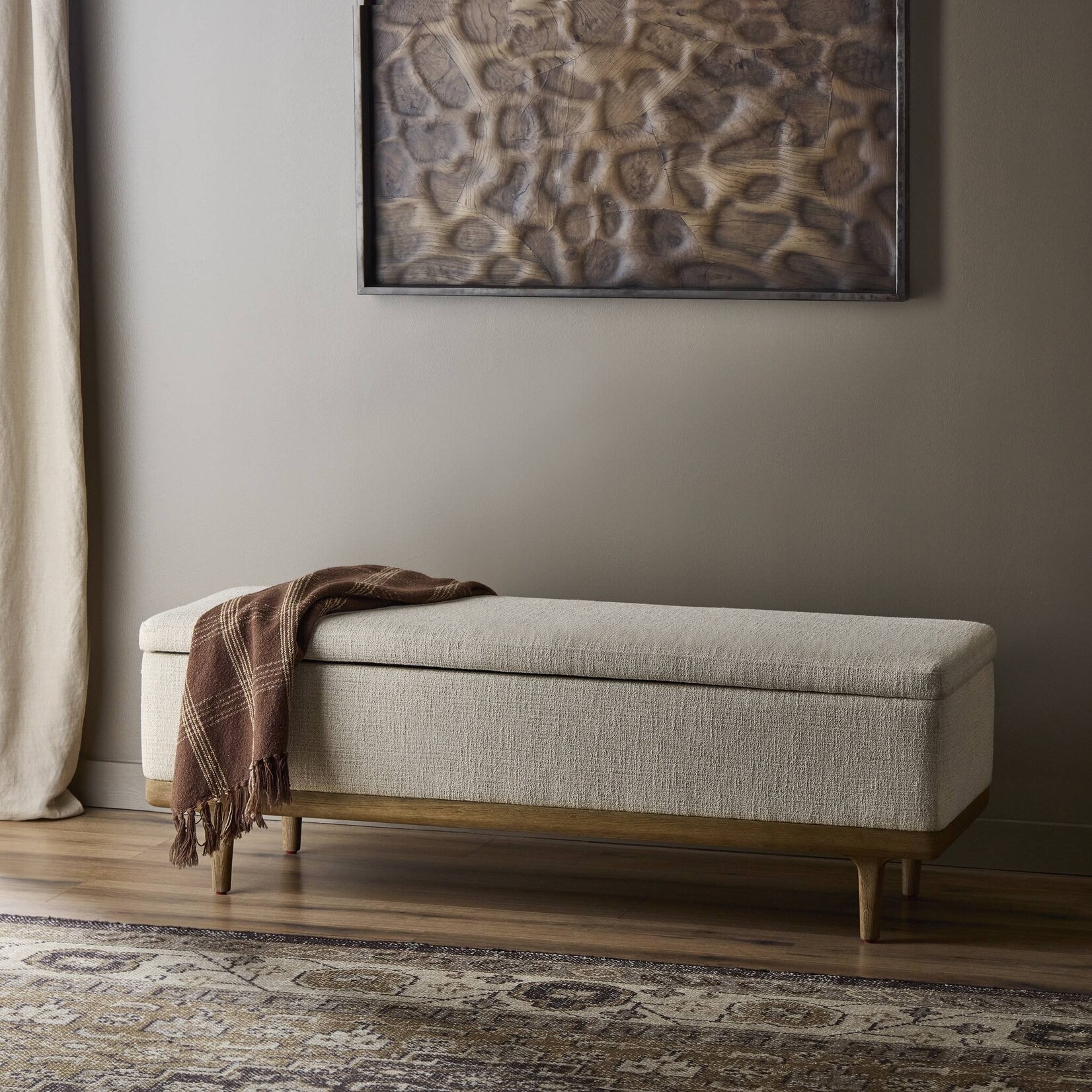 Four Hands Iris Trunk Hampton Cream