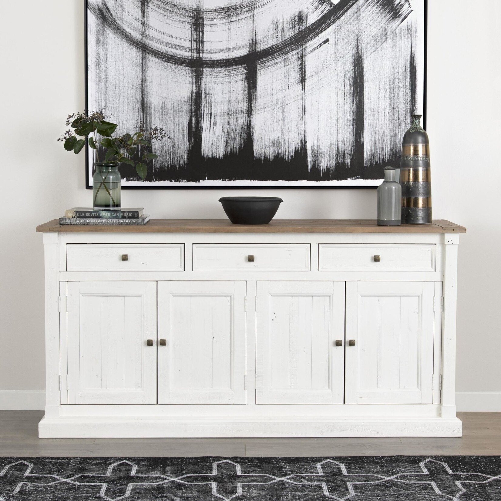 Four Hands Cintra Sideboard Limestone White