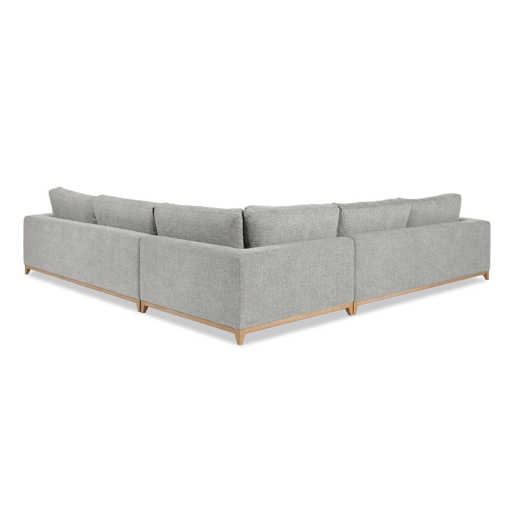 Classic Home Donovan 3pc Sectional Gray