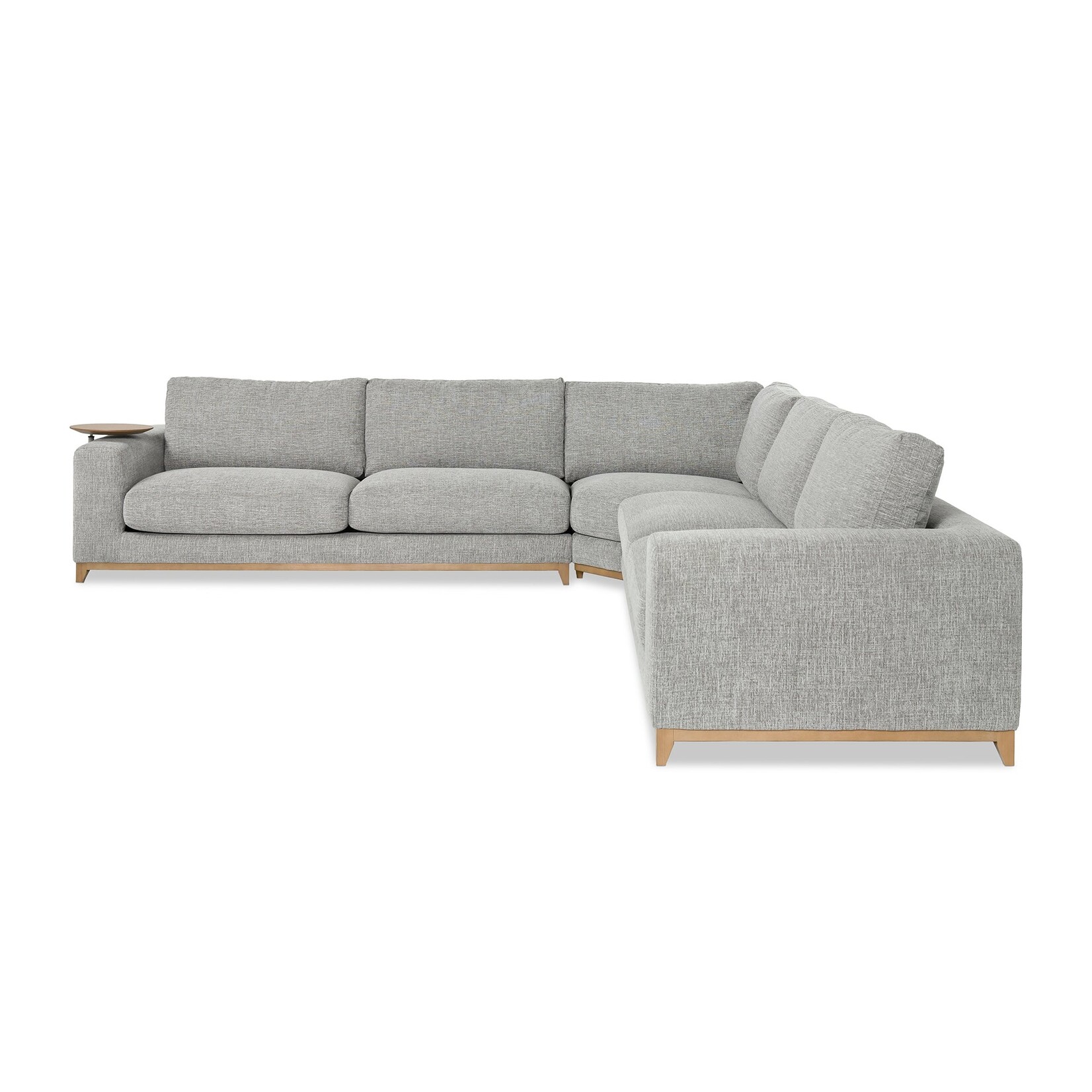 Classic Home Donovan 3pc Sectional Gray